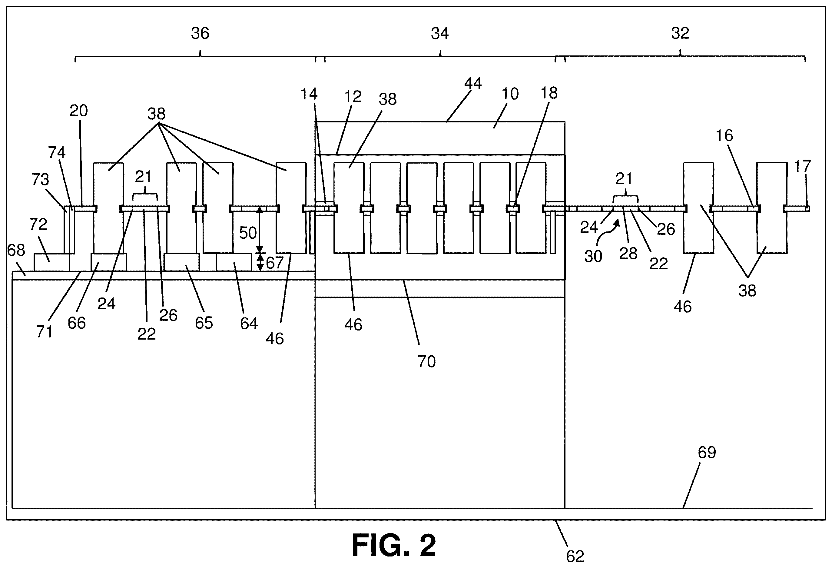 Patent US12613251 Figure 2 – Laboratory container storage system