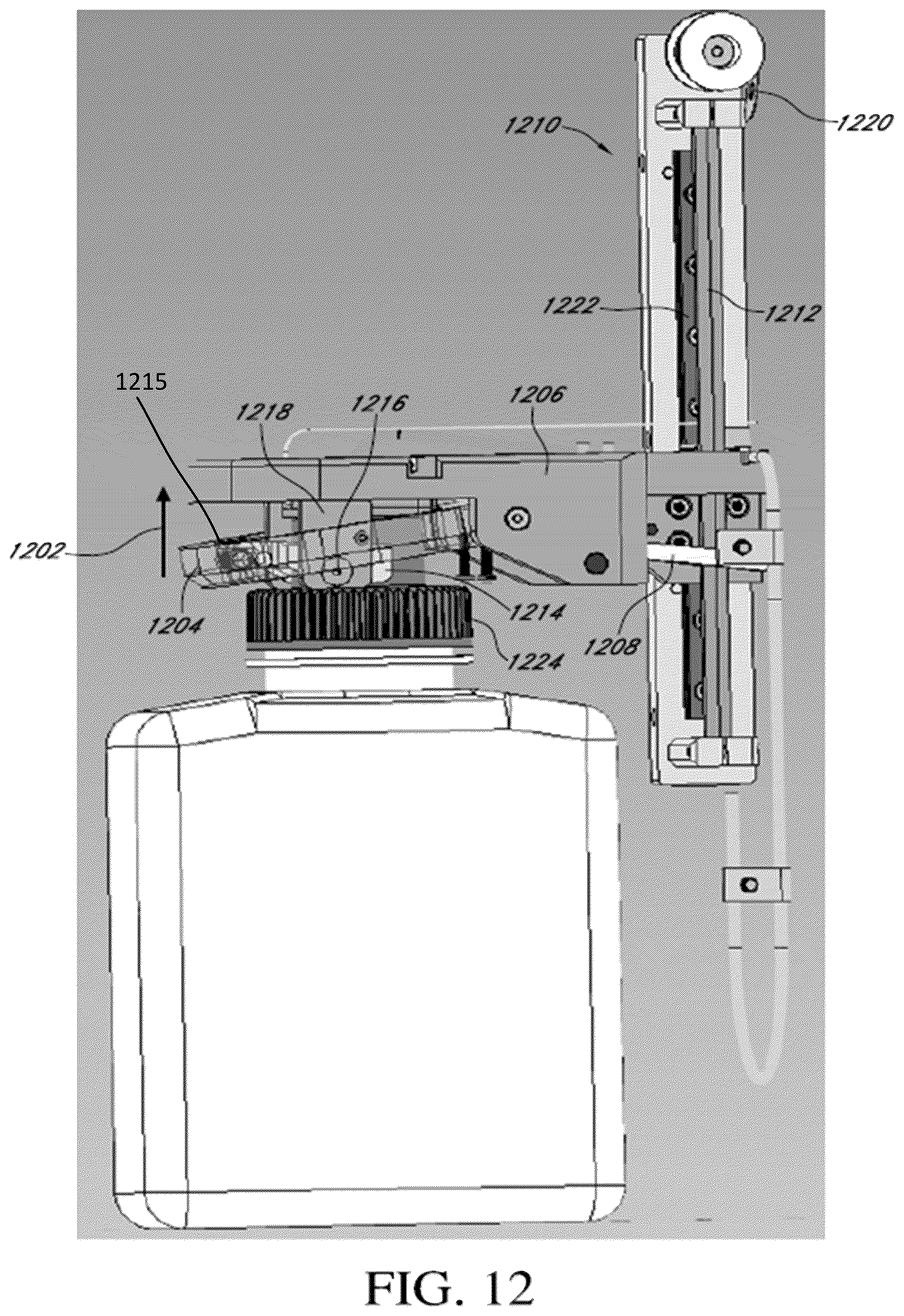 Patent US12613253 Figure 18 – Systems and methods for interfacing with a bottle