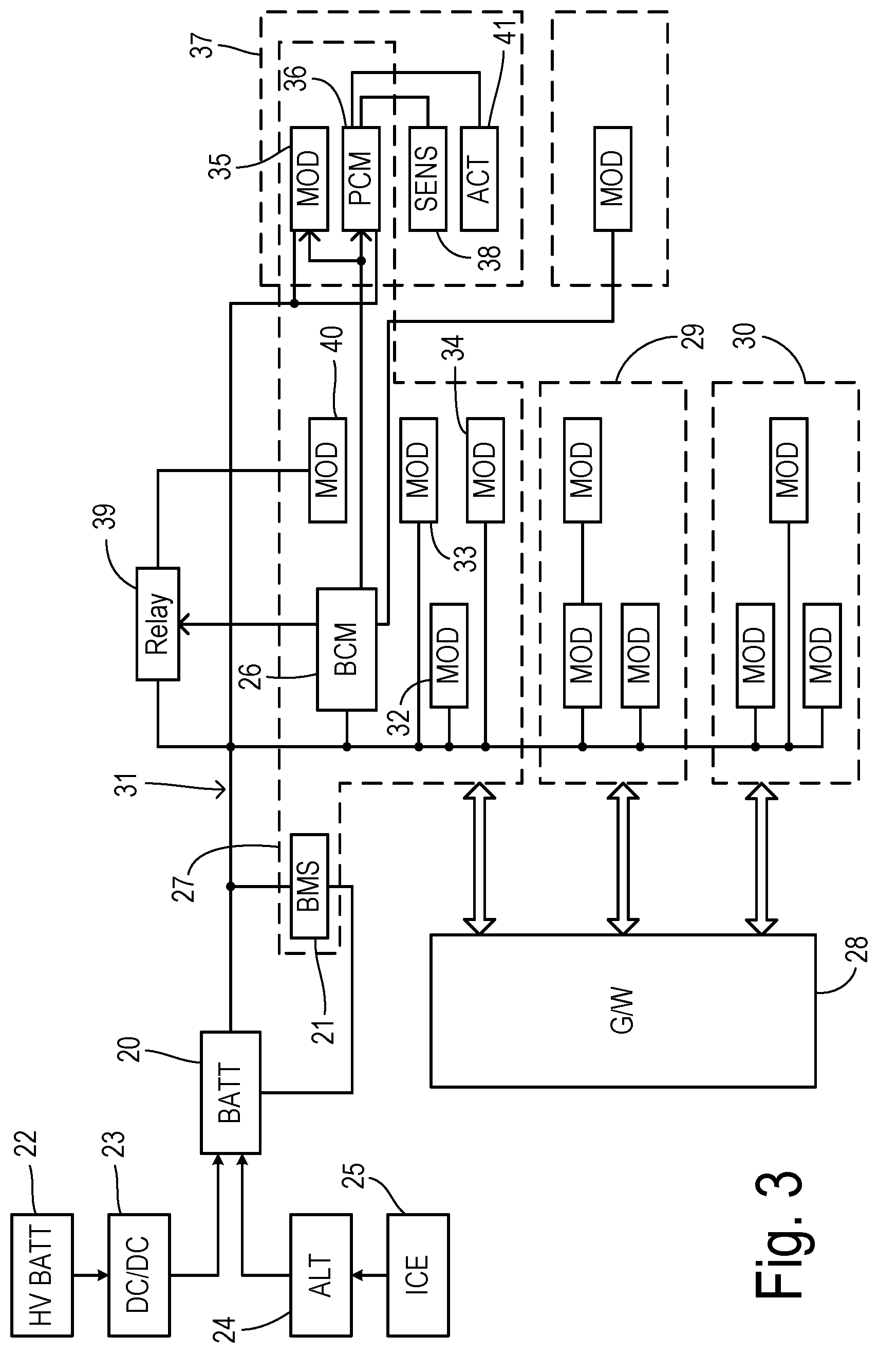 Patent US12613266 Figure 2 – Vehicle key-off load monitoring
