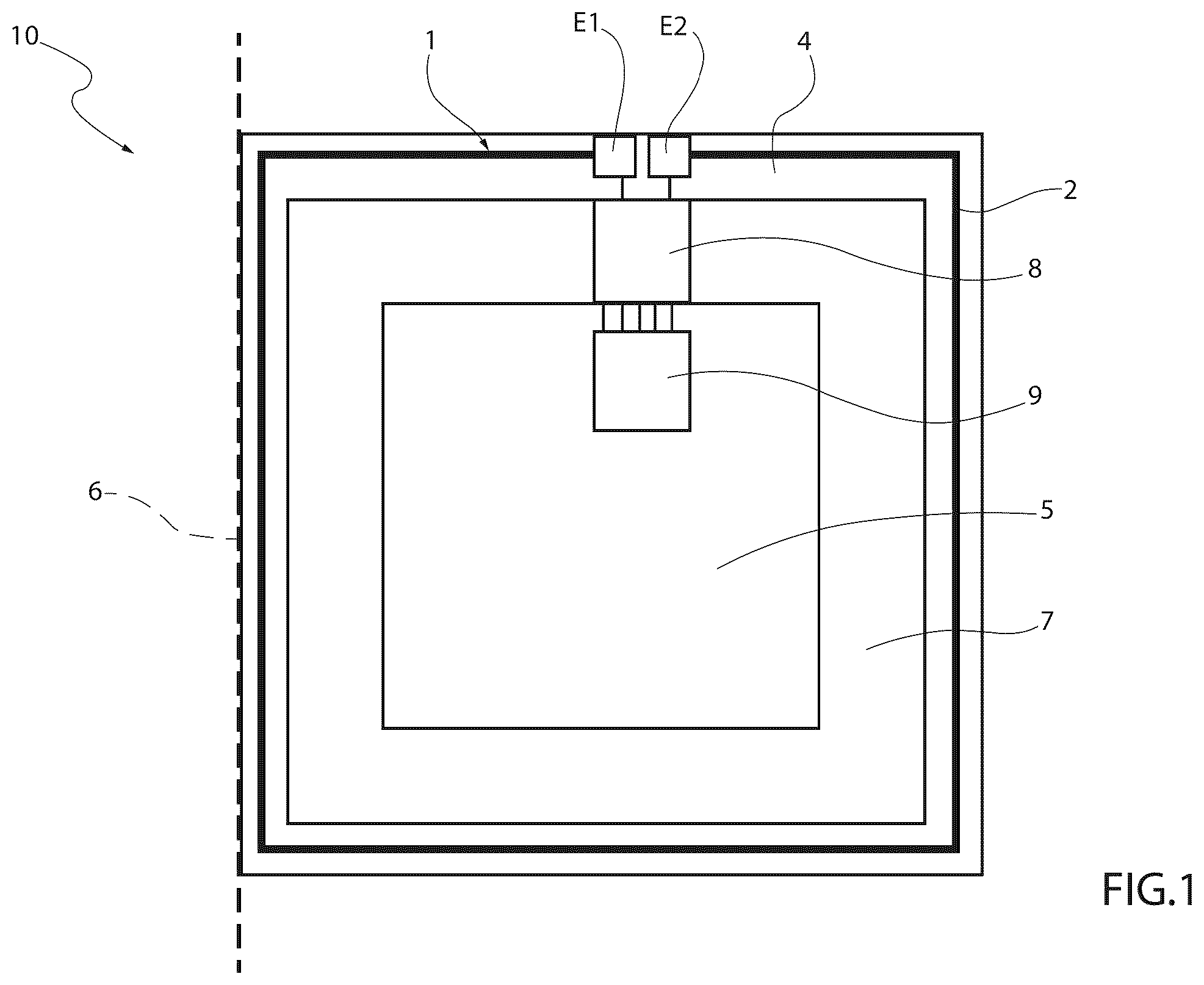 Patent US12613274 Figure 1 – Crack detector for semiconductor dies