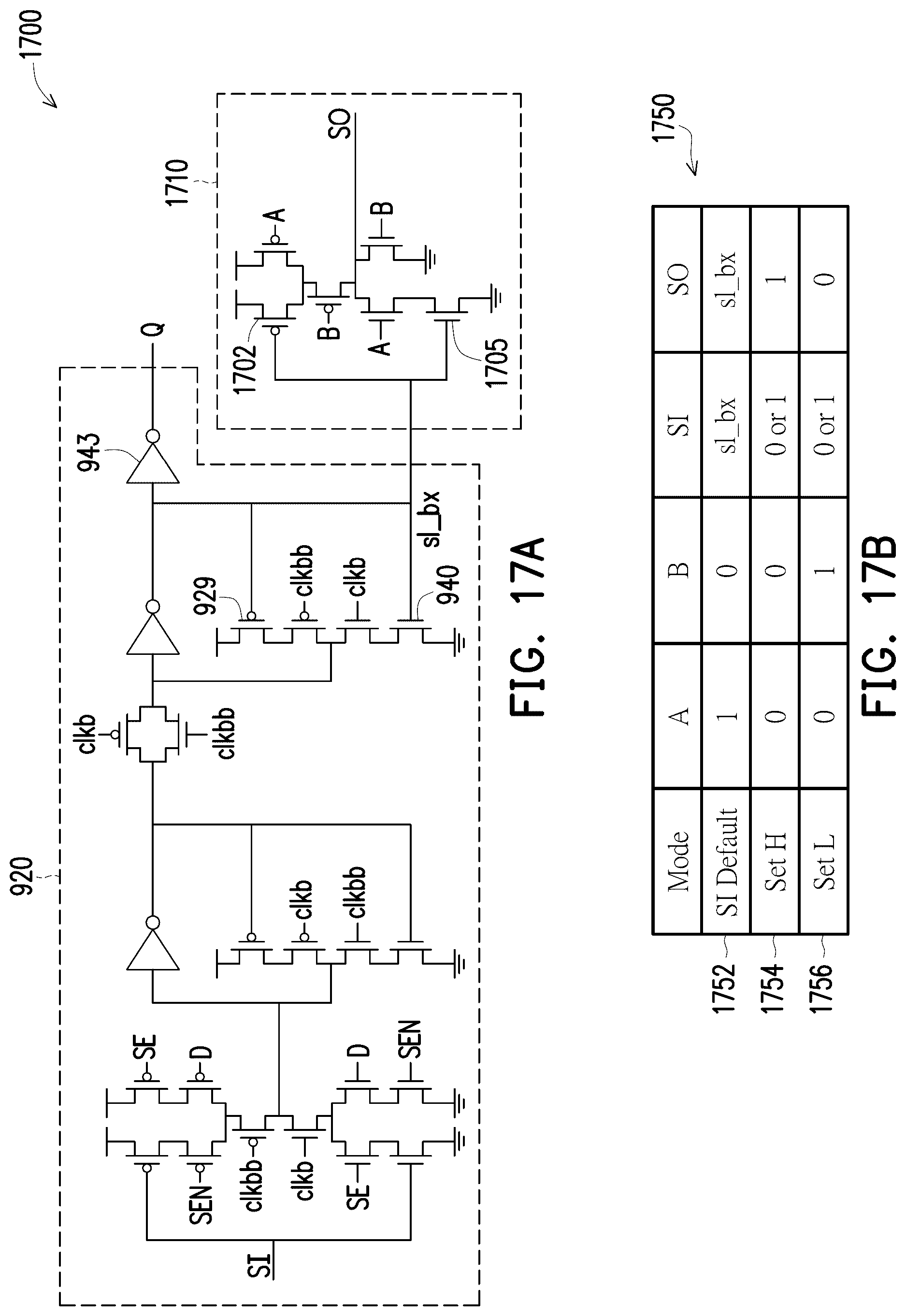 Patent US12613278 Figure 18 – Scan flip-flops with pre-setting combinational logic