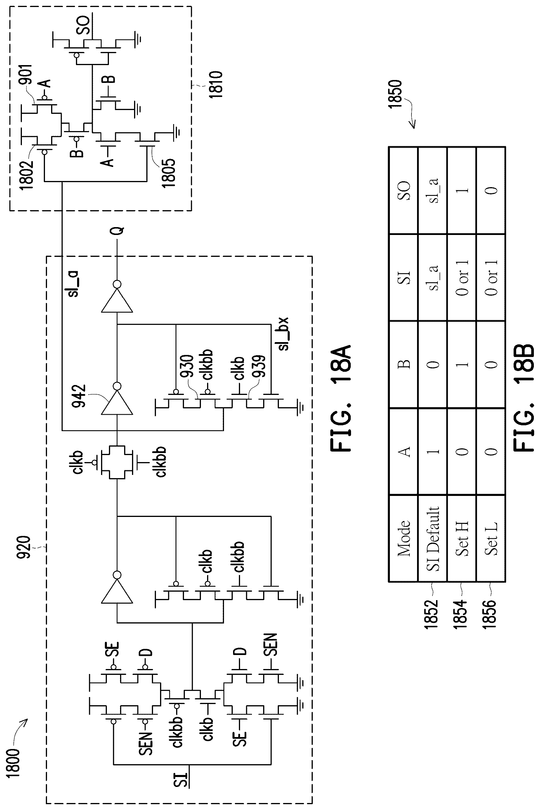 Patent US12613278 Figure 19 – Scan flip-flops with pre-setting combinational logic