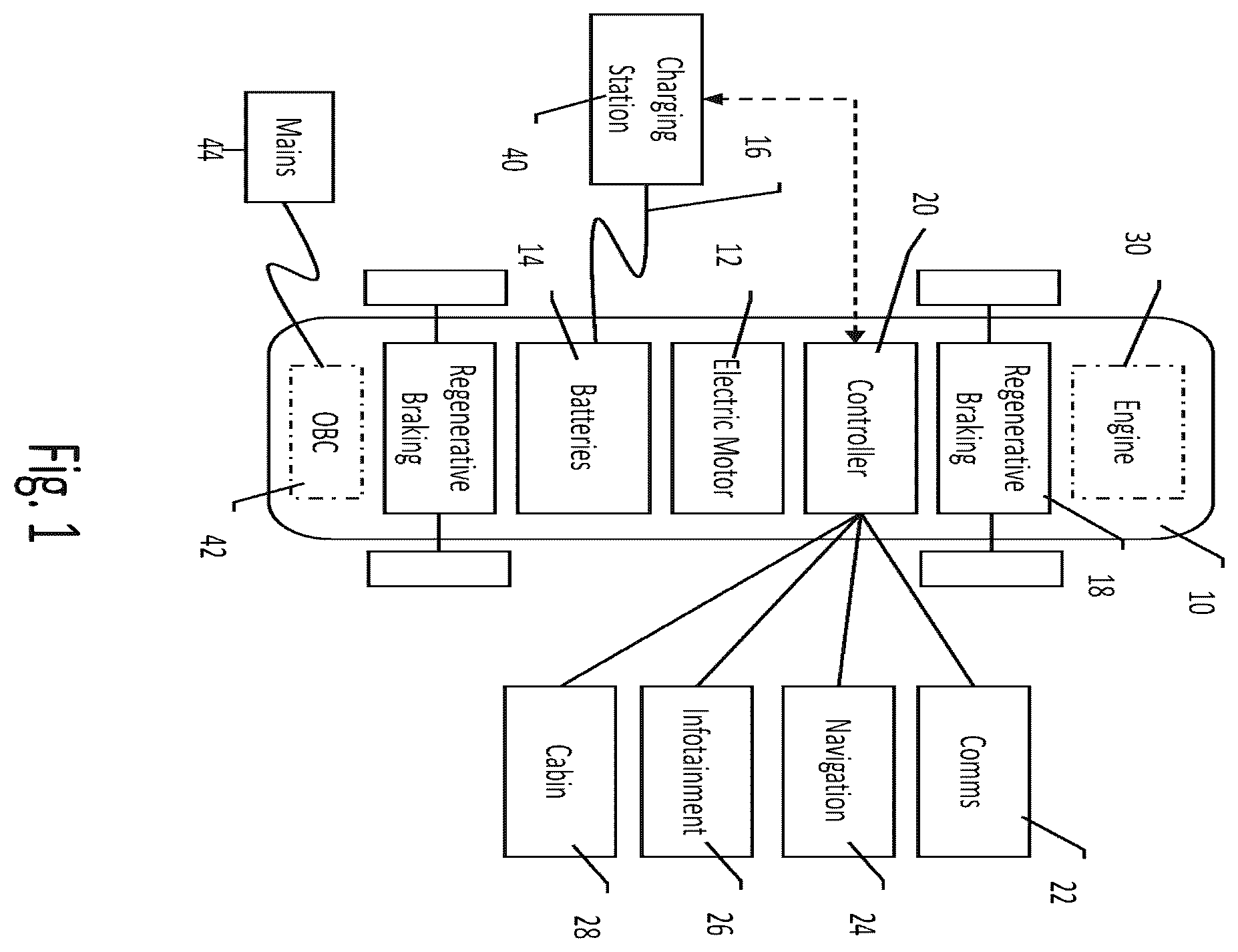 Patent US12613286 Figure 1 – System and method for battery parameter recharacterization