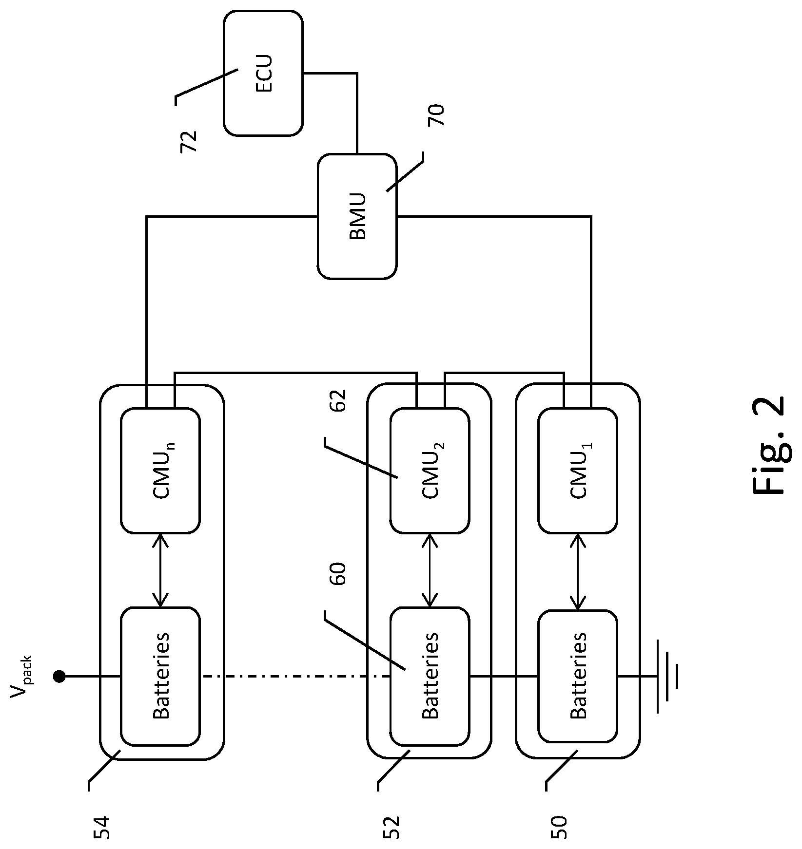 Patent US12613286 Figure 2 – System and method for battery parameter recharacterization