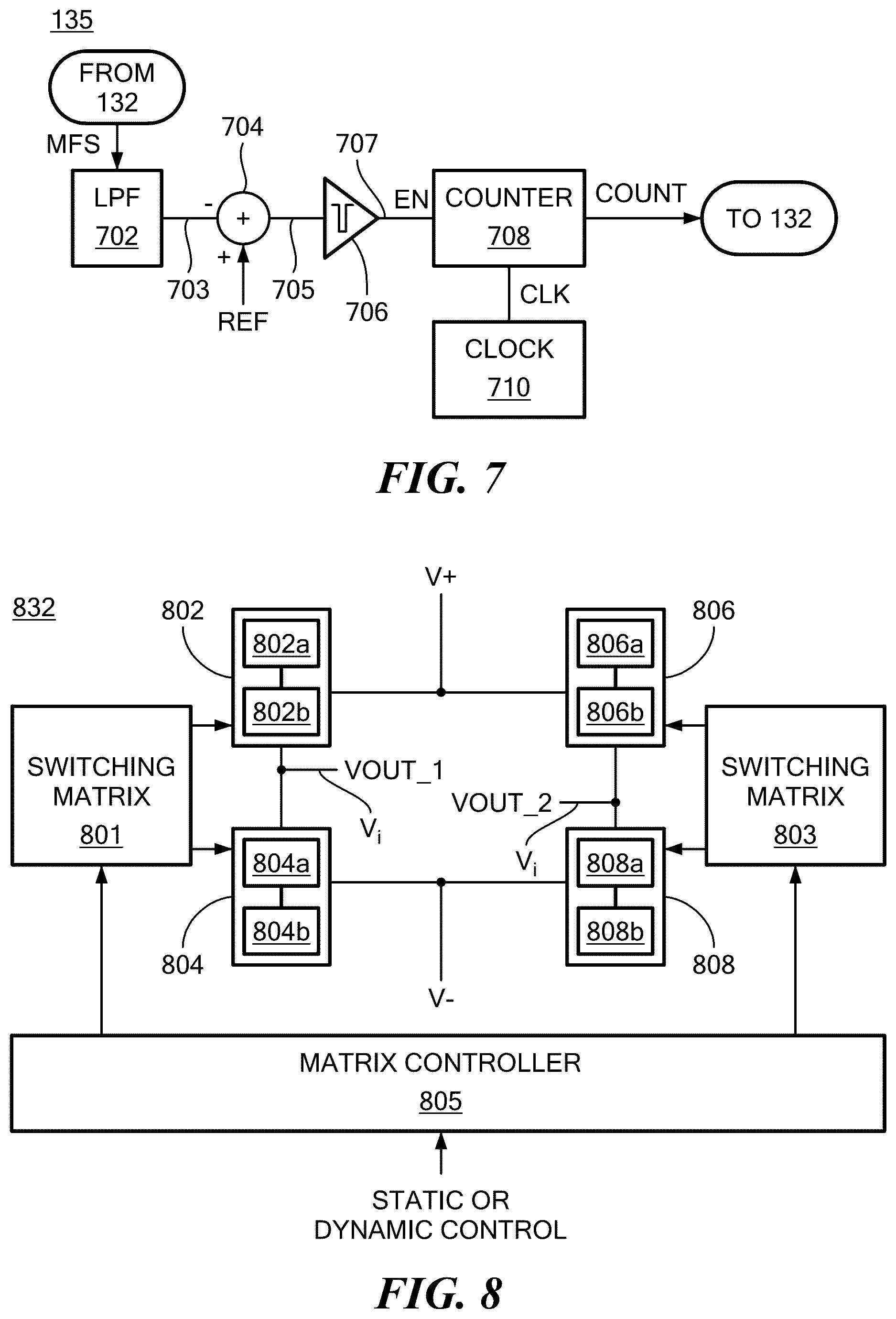 Patent US12613293 Figure 8 – Sensor with common mode rejection and offset correction
