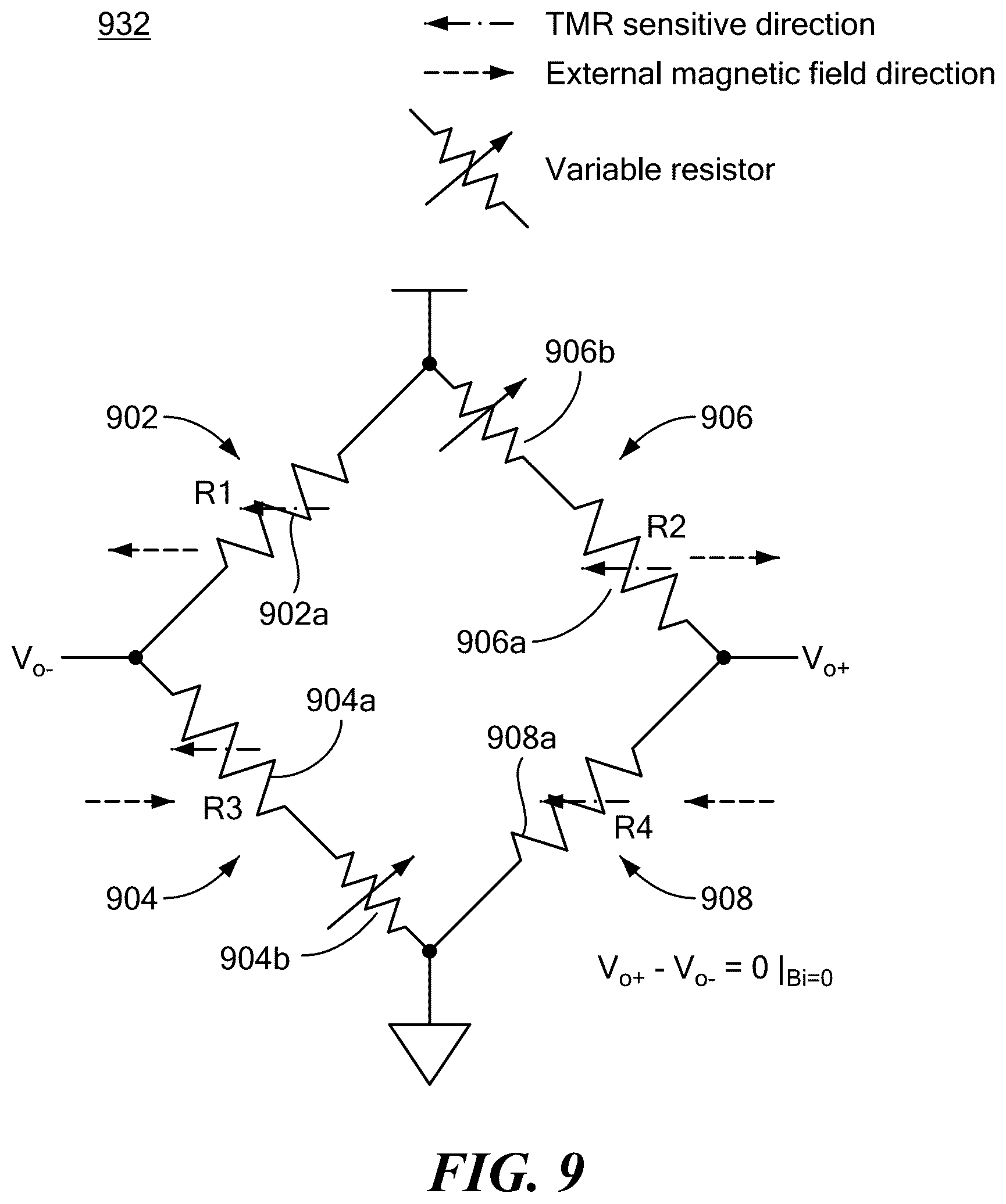 Patent US12613293 Figure 10 – Sensor with common mode rejection and offset correction