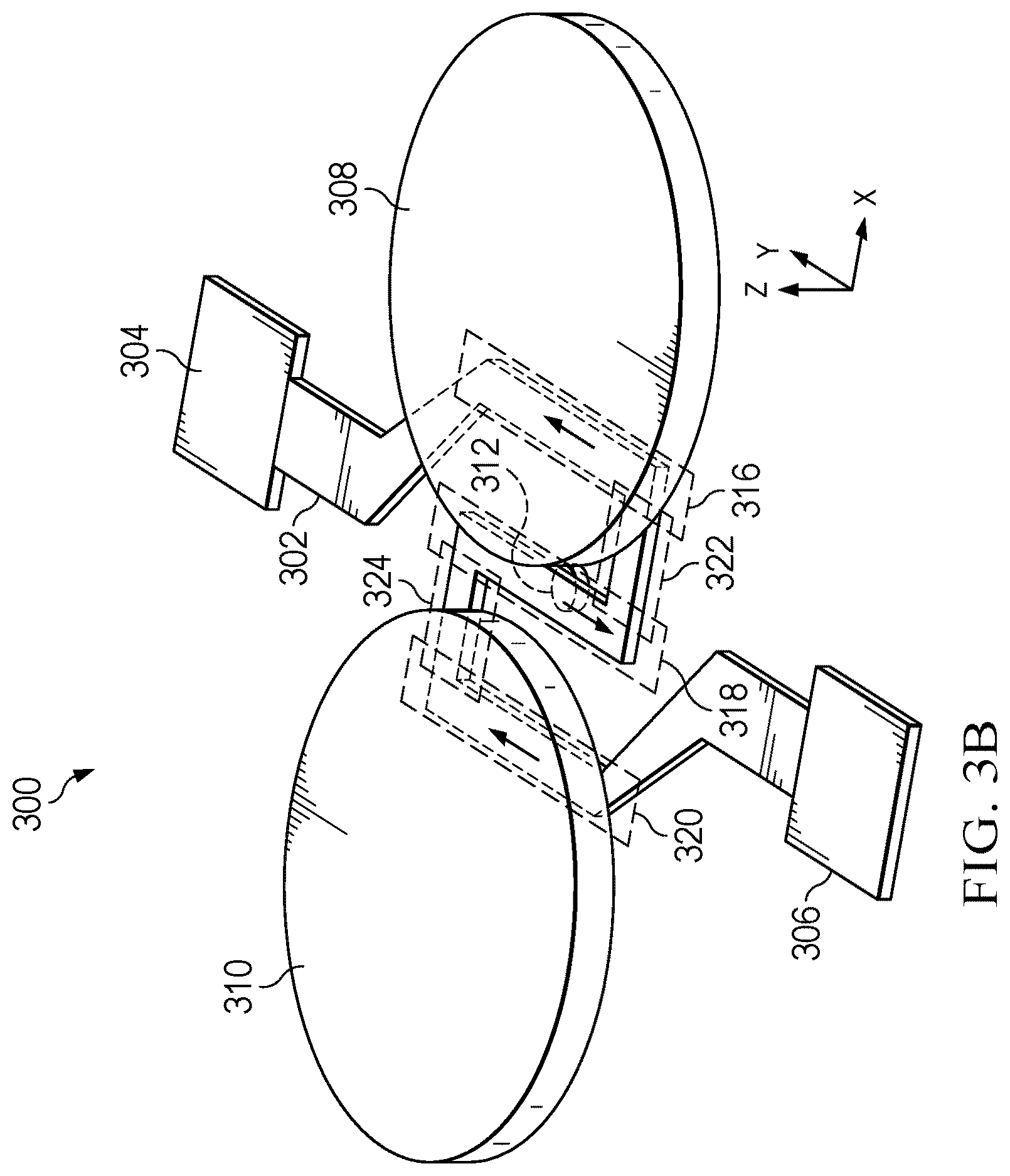 Patent US12613295 Figure 5 – Vertical hall sensor with integrated trace