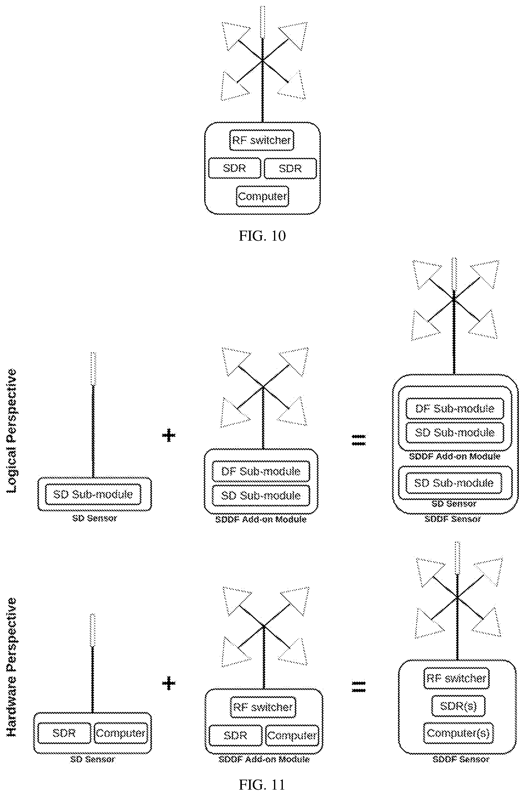 Patent US12613300 Figure 4 – Drone and controller detector, direction finder, and tracker