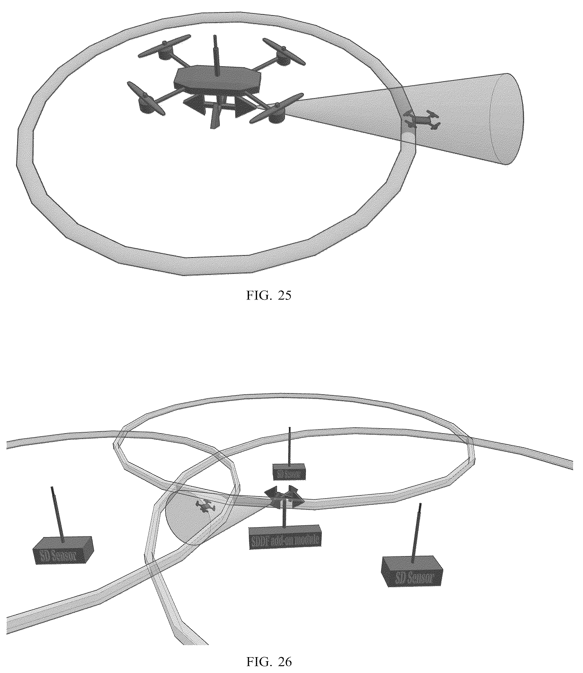 Patent US12613300 Figure 12 – Drone and controller detector, direction finder, and tracker