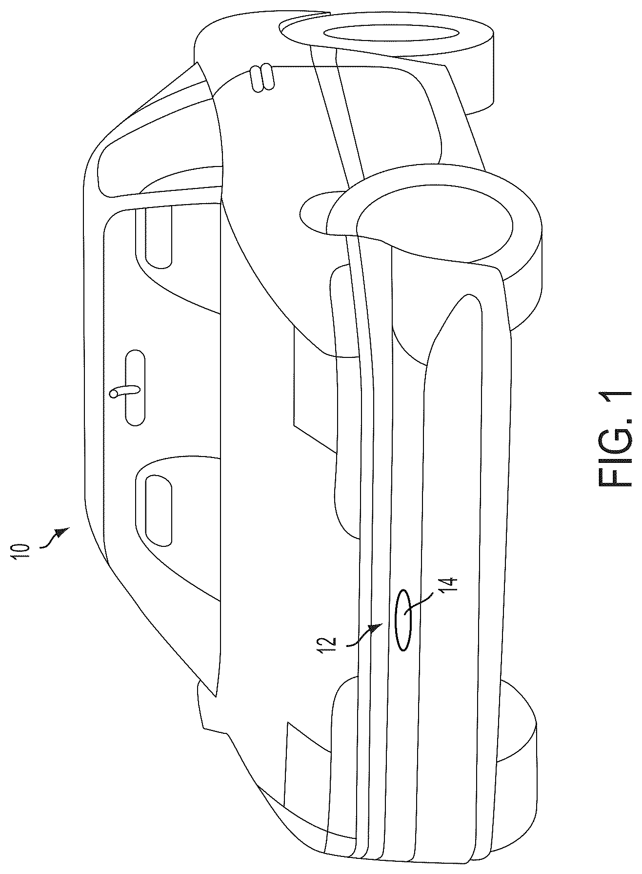 Patent US12613315 Figure 1 – Vehicle Lidar sensor module