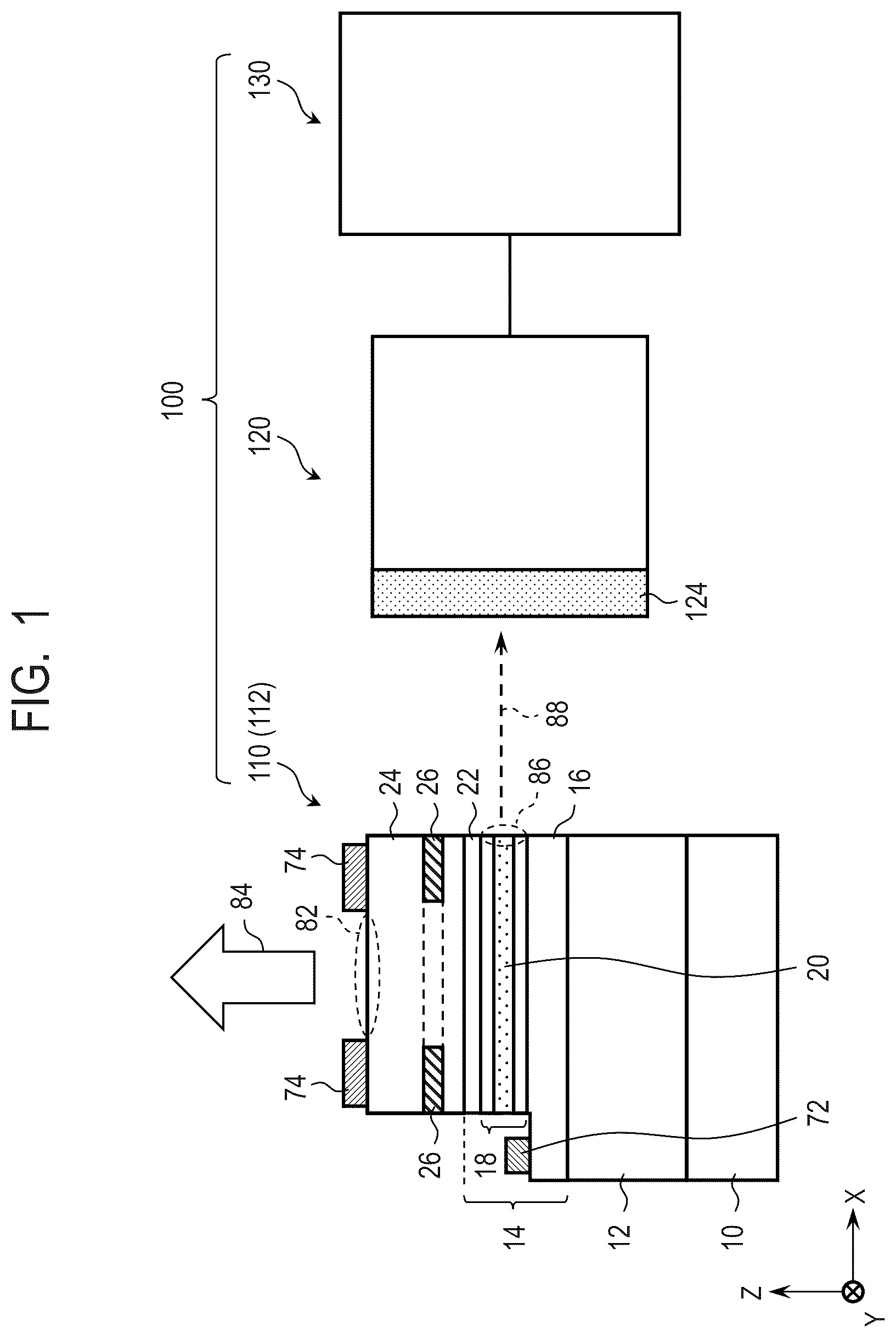 Patent US12613320 Figure 1 – Light source device and distance measuring device