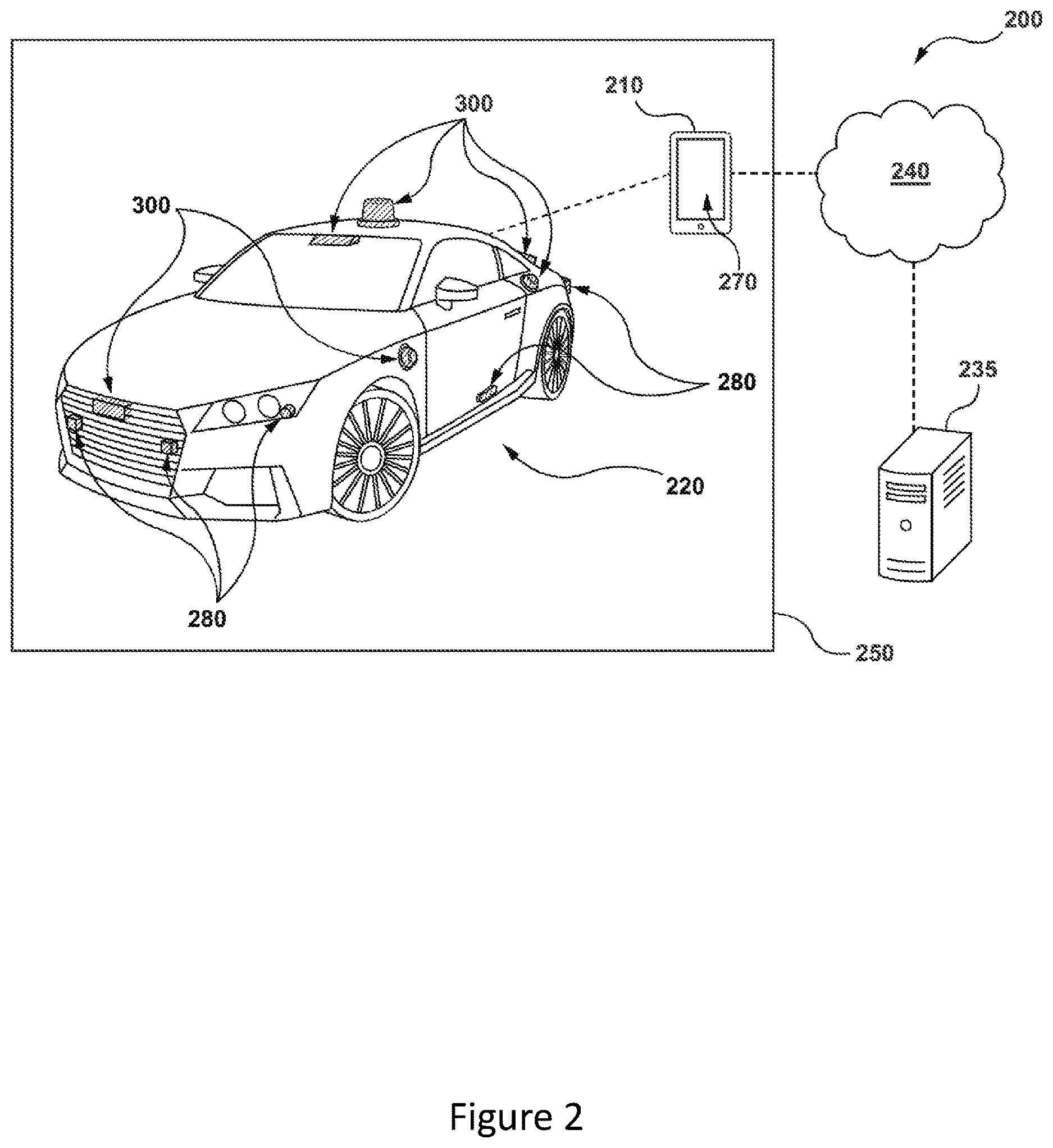 Patent US12613321 Figure 2 – Lidar system and a method of calibrating the LIDAR system
