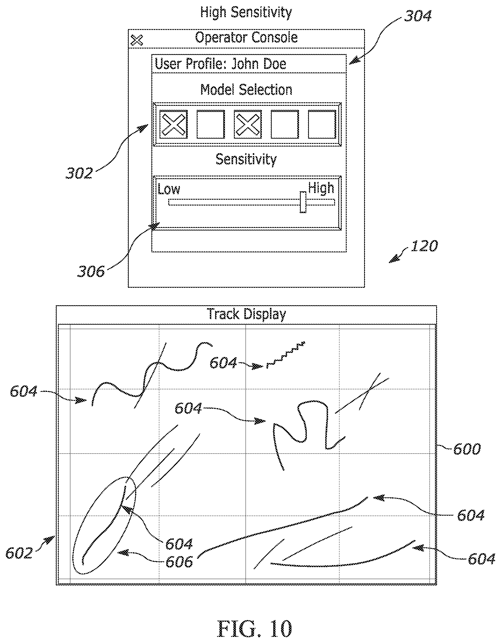 Patent US12613326 Figure 9 – Machine learned user interface for dynamic control of intelligent radar clutter mitigation