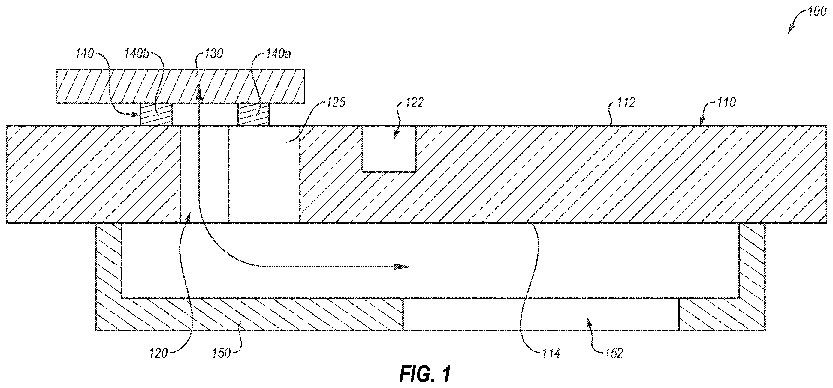 Patent US12613334 Figure 1 – Integrated circuit to waveguide transitional structures and related sensor assemblies