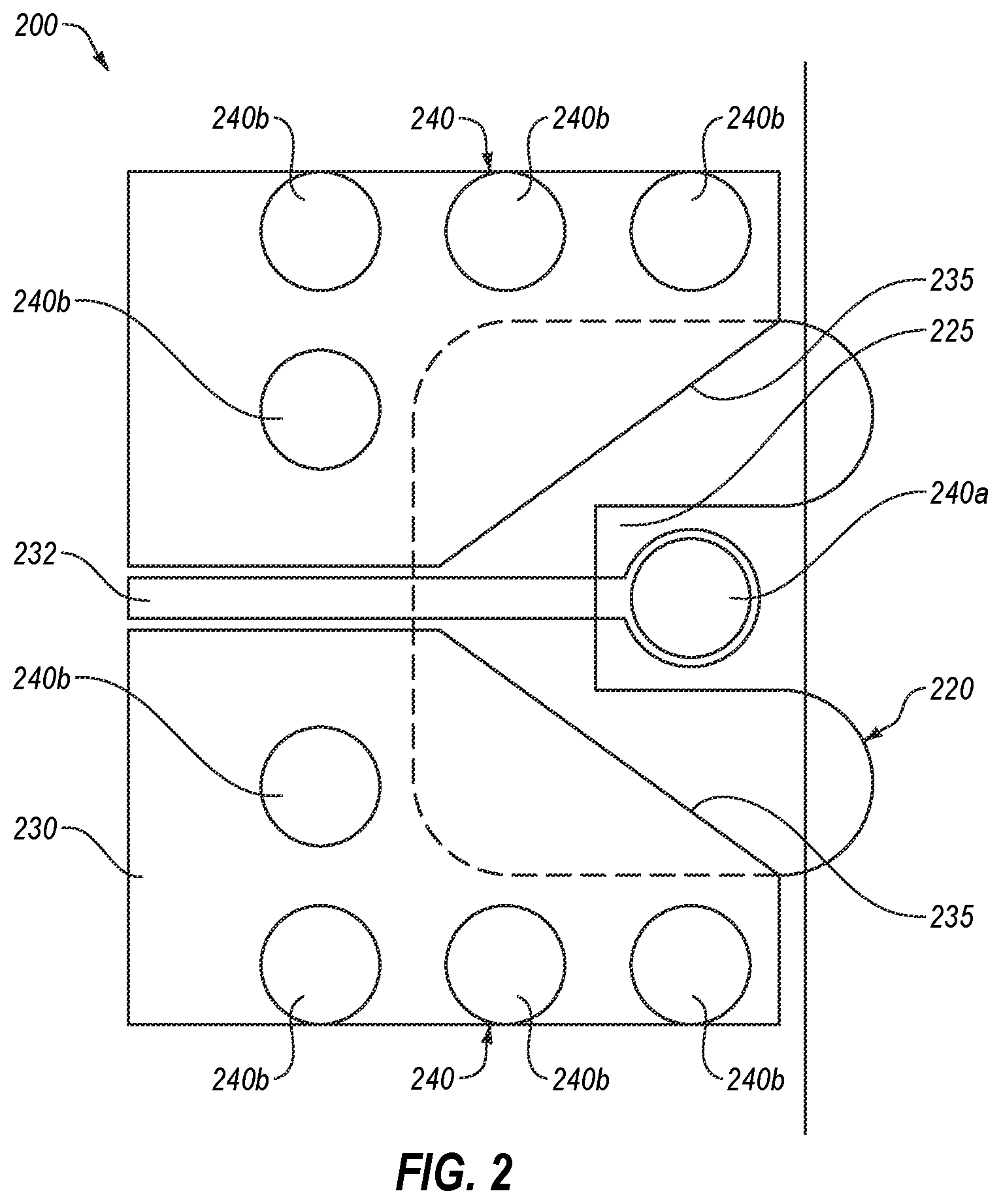 Patent US12613334 Figure 2 – Integrated circuit to waveguide transitional structures and related sensor assemblies