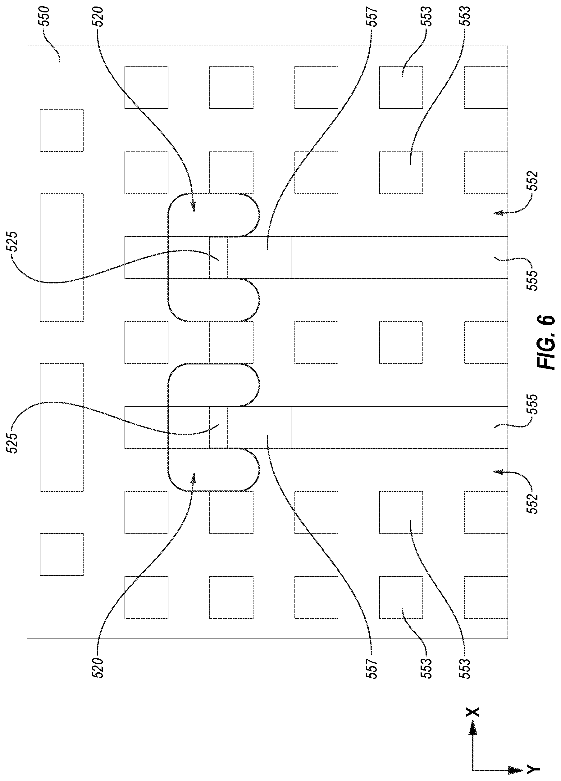 Patent US12613334 Figure 6 – Integrated circuit to waveguide transitional structures and related sensor assemblies