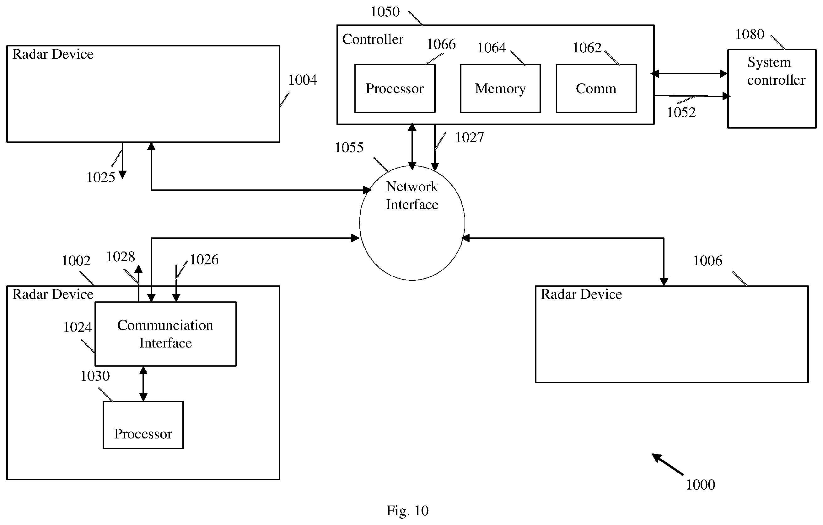 Patent US12613335 Figure 10 – Radar apparatus, system, and method