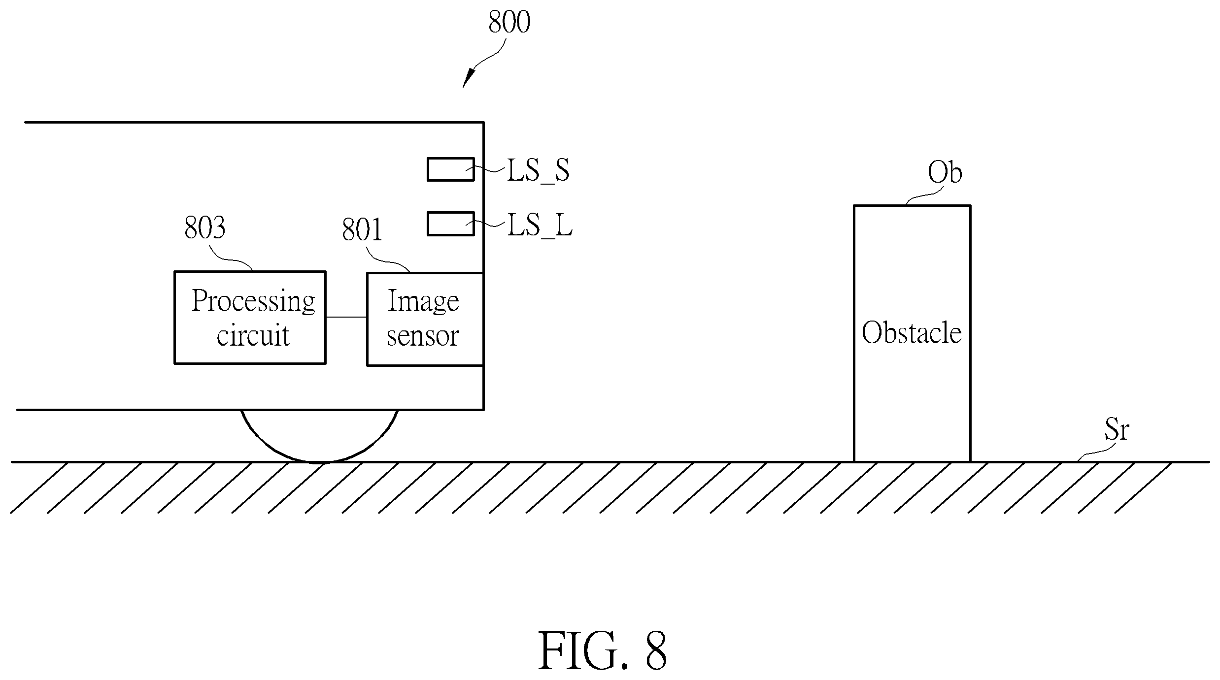 Patent US12613338 Figure 9 – Non-solid material detection method, non-solid material detection device, distance computing device, distance computing method