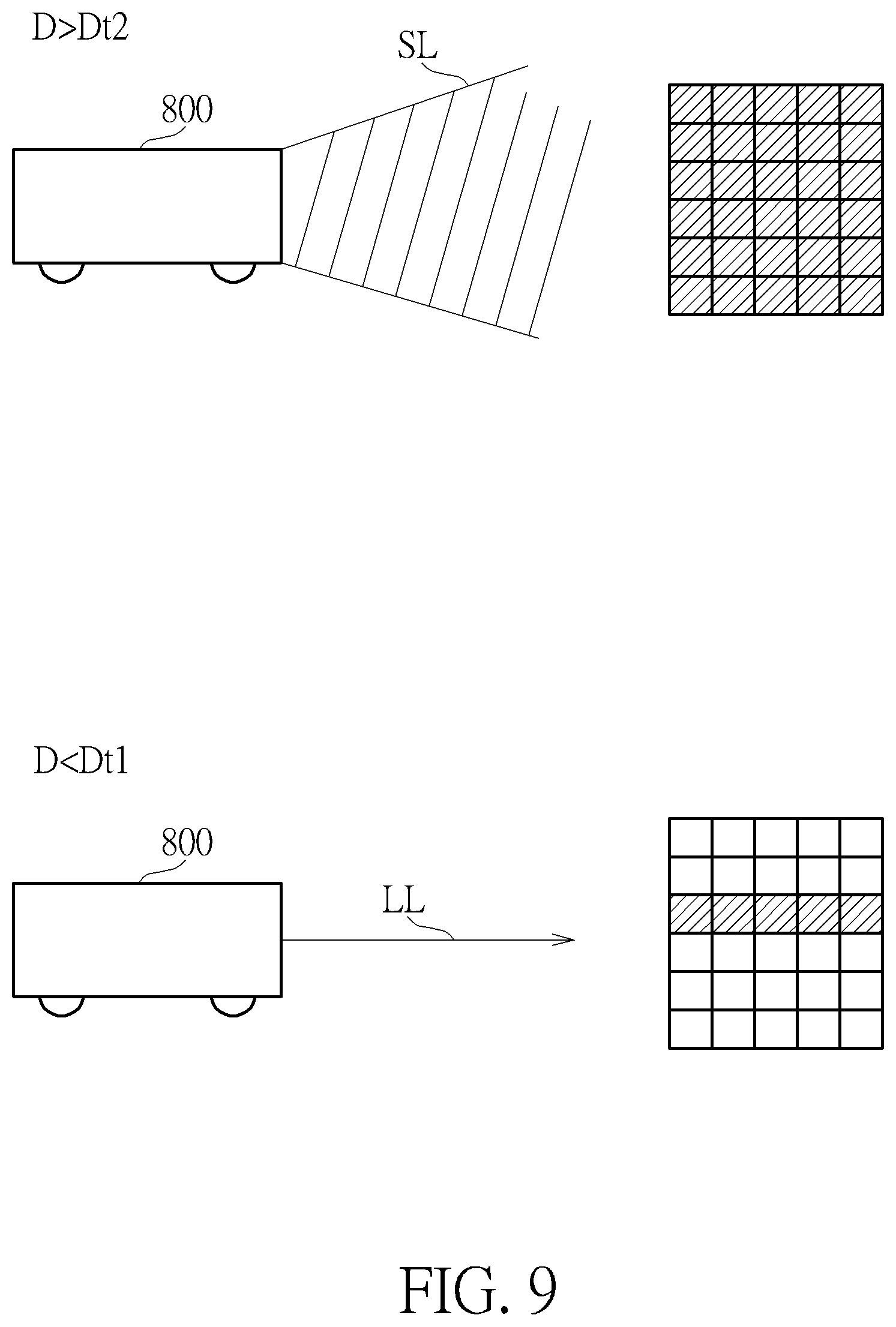Patent US12613338 Figure 10 – Non-solid material detection method, non-solid material detection device, distance computing device, distance computing method
