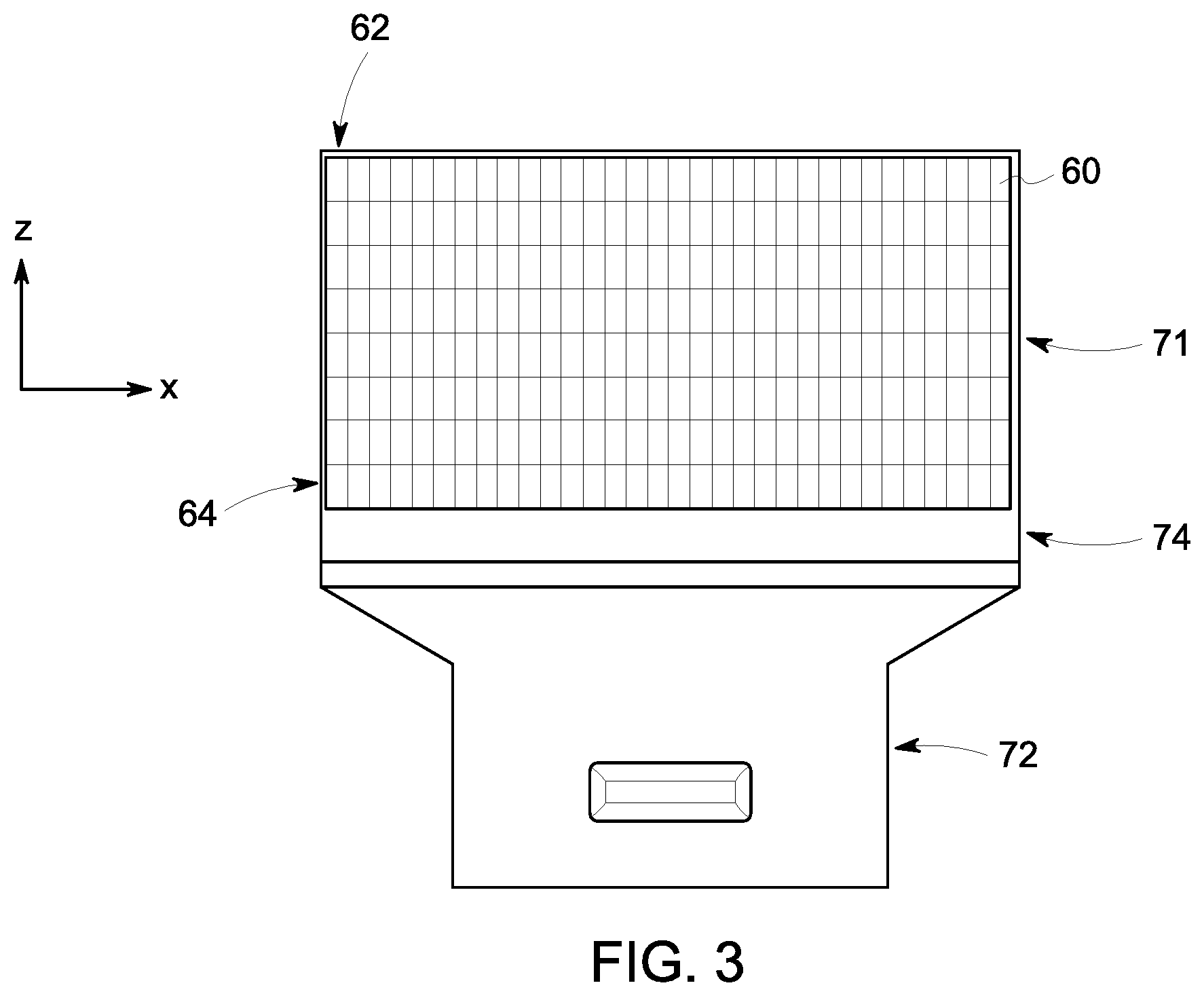 Patent US12613349 Figure 3 – Flat panel X-ray detector for computed tomography