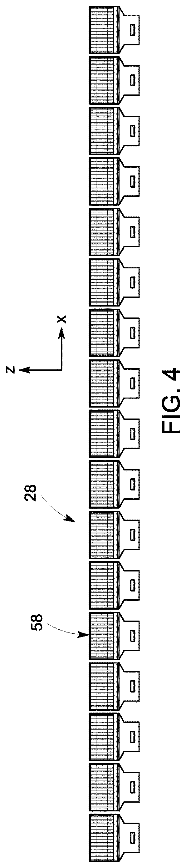 Patent US12613349 Figure 4 – Flat panel X-ray detector for computed tomography