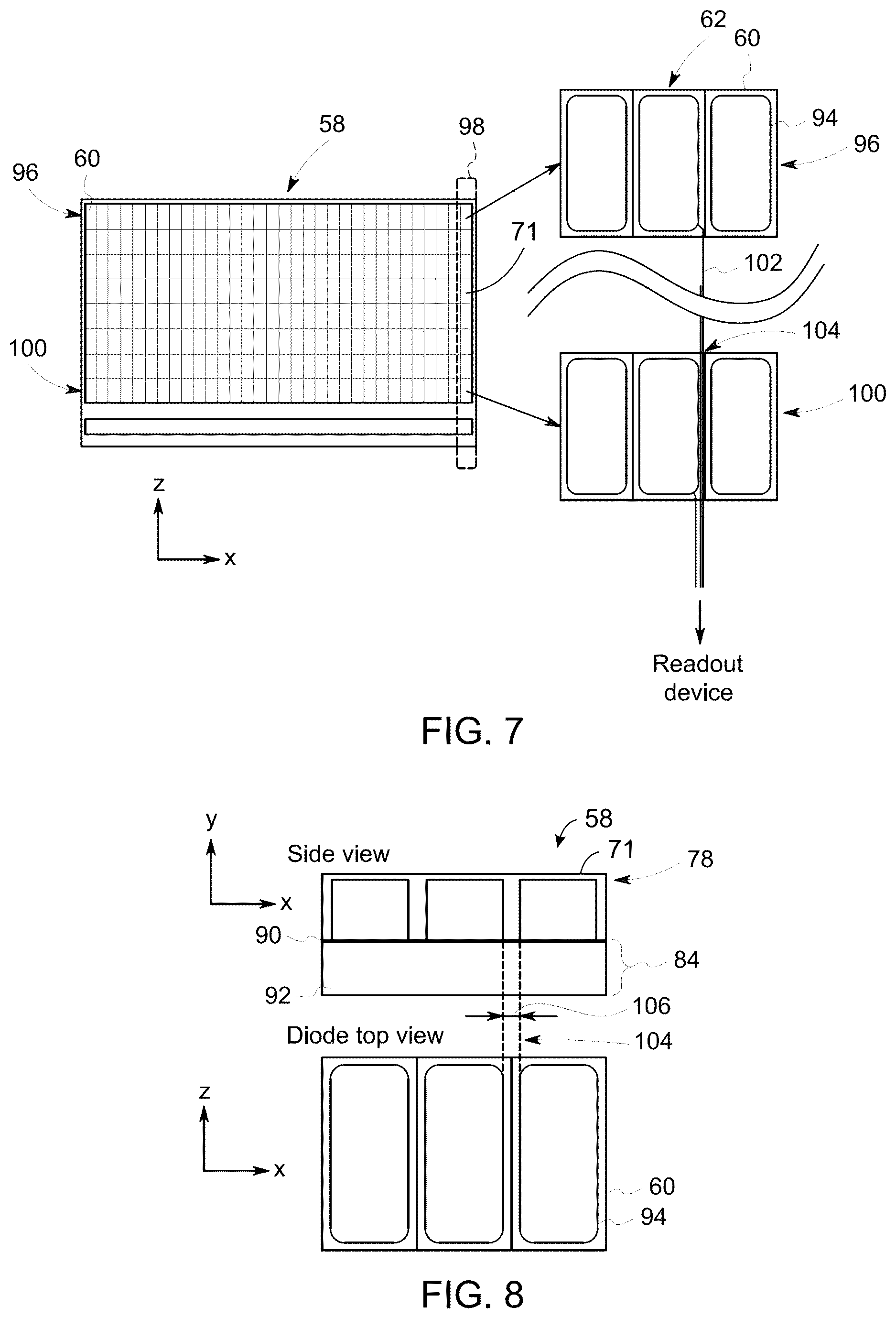 Patent US12613349 Figure 6 – Flat panel X-ray detector for computed tomography