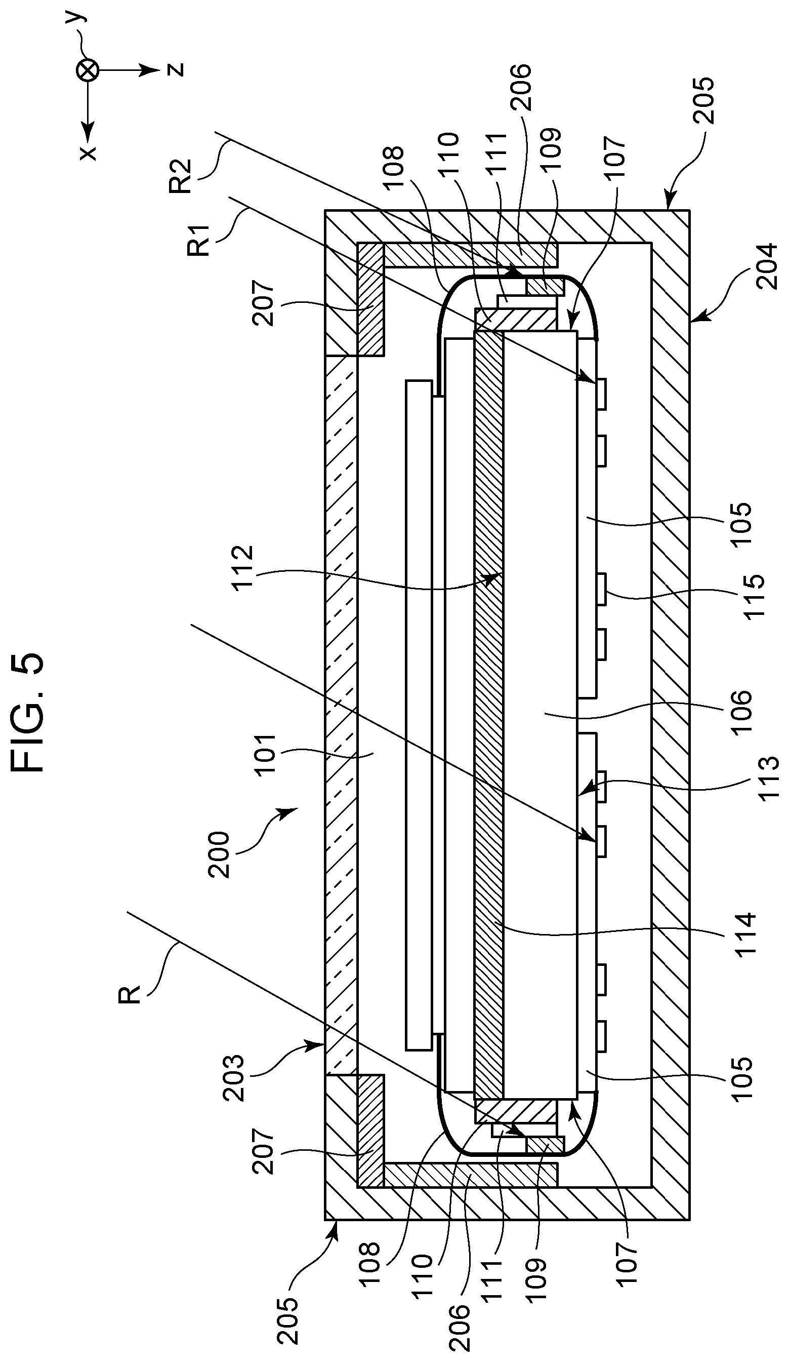 Patent US12613350 Figure 5 – Radiation imaging apparatus and radiation imaging apparatus system