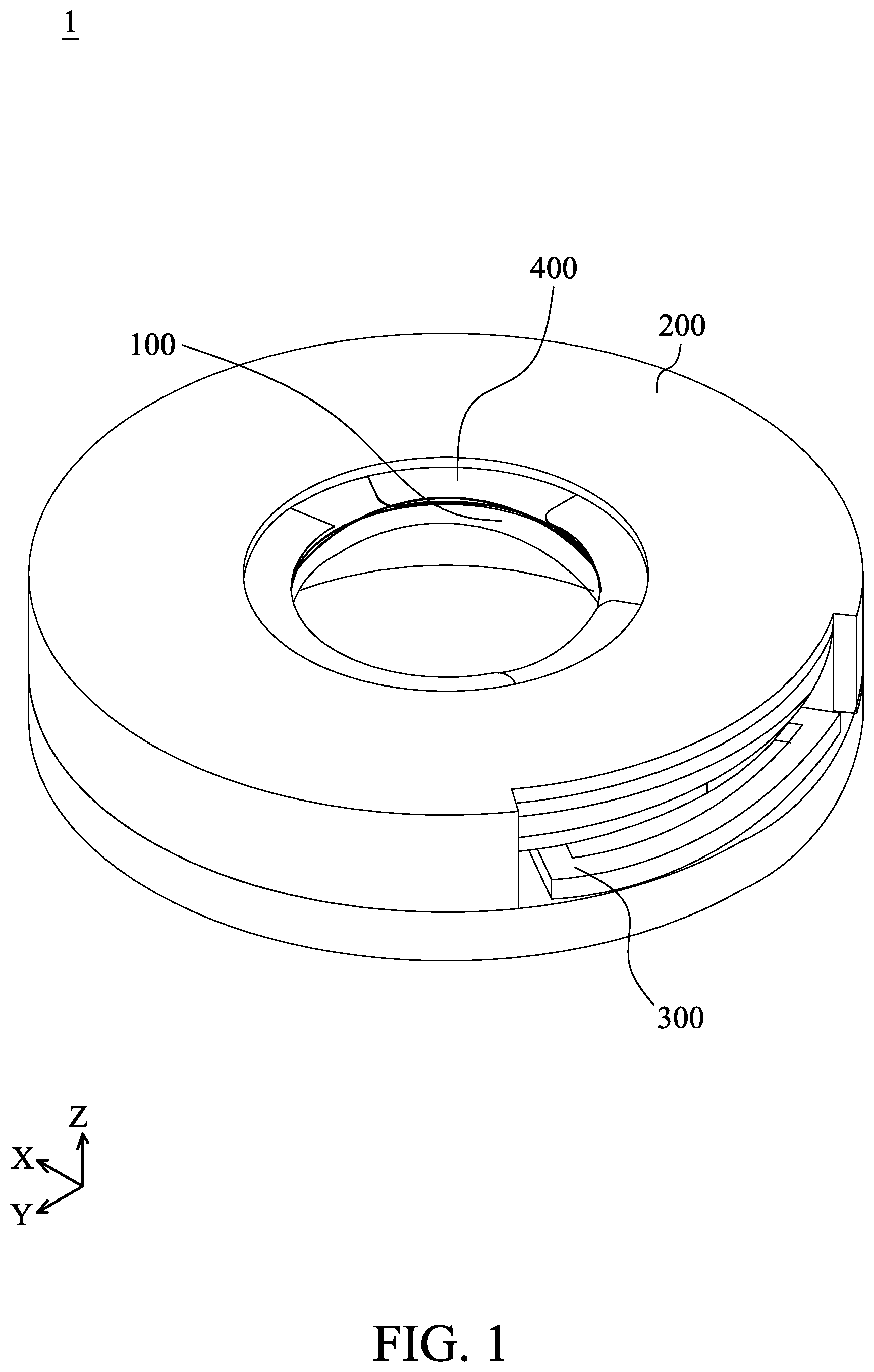 Patent US12613362 Figure 1 – Optical element driving mechanism