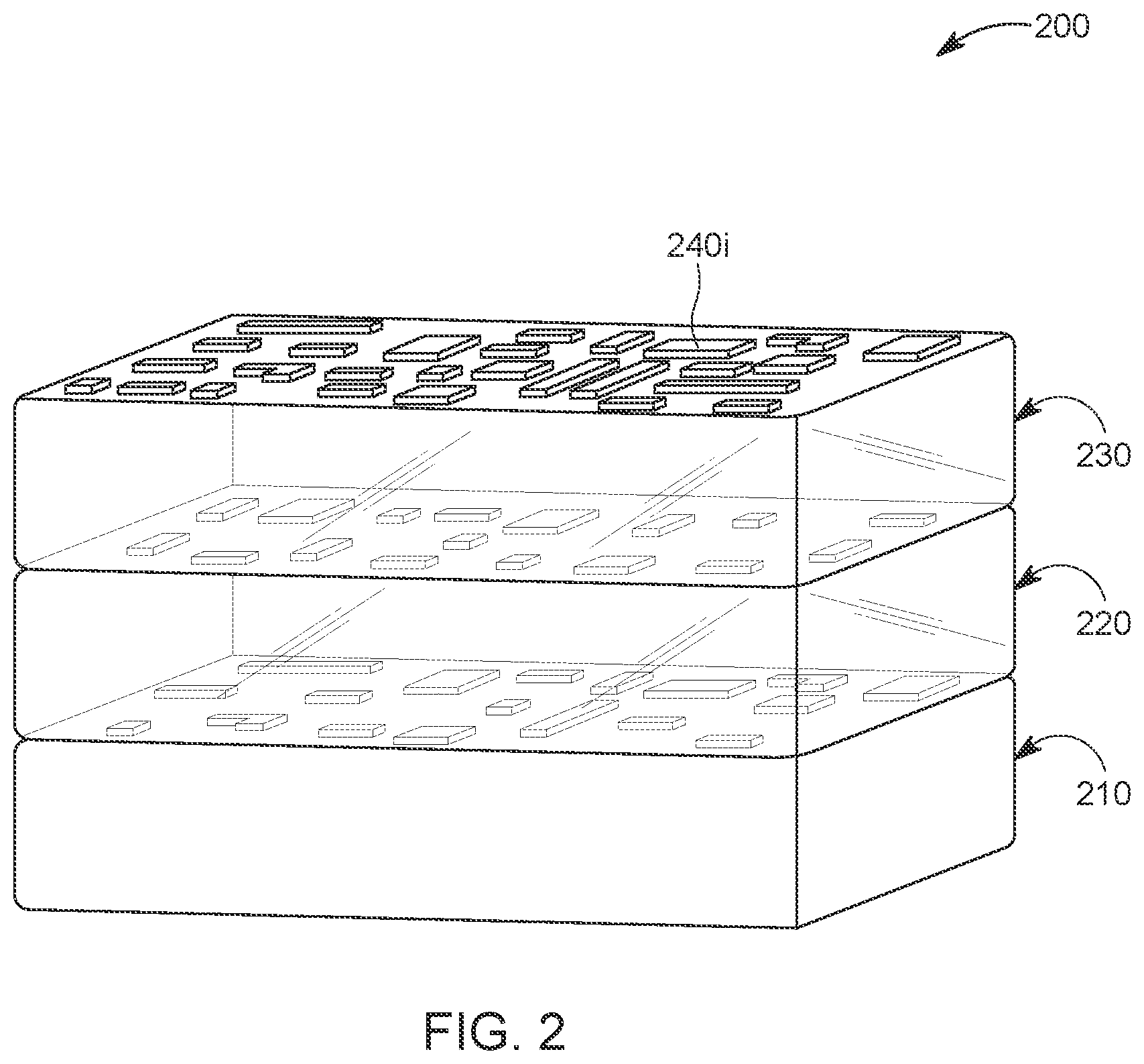 Patent US12613367 Figure 2 – Light processing device based on multilayer nano-elements