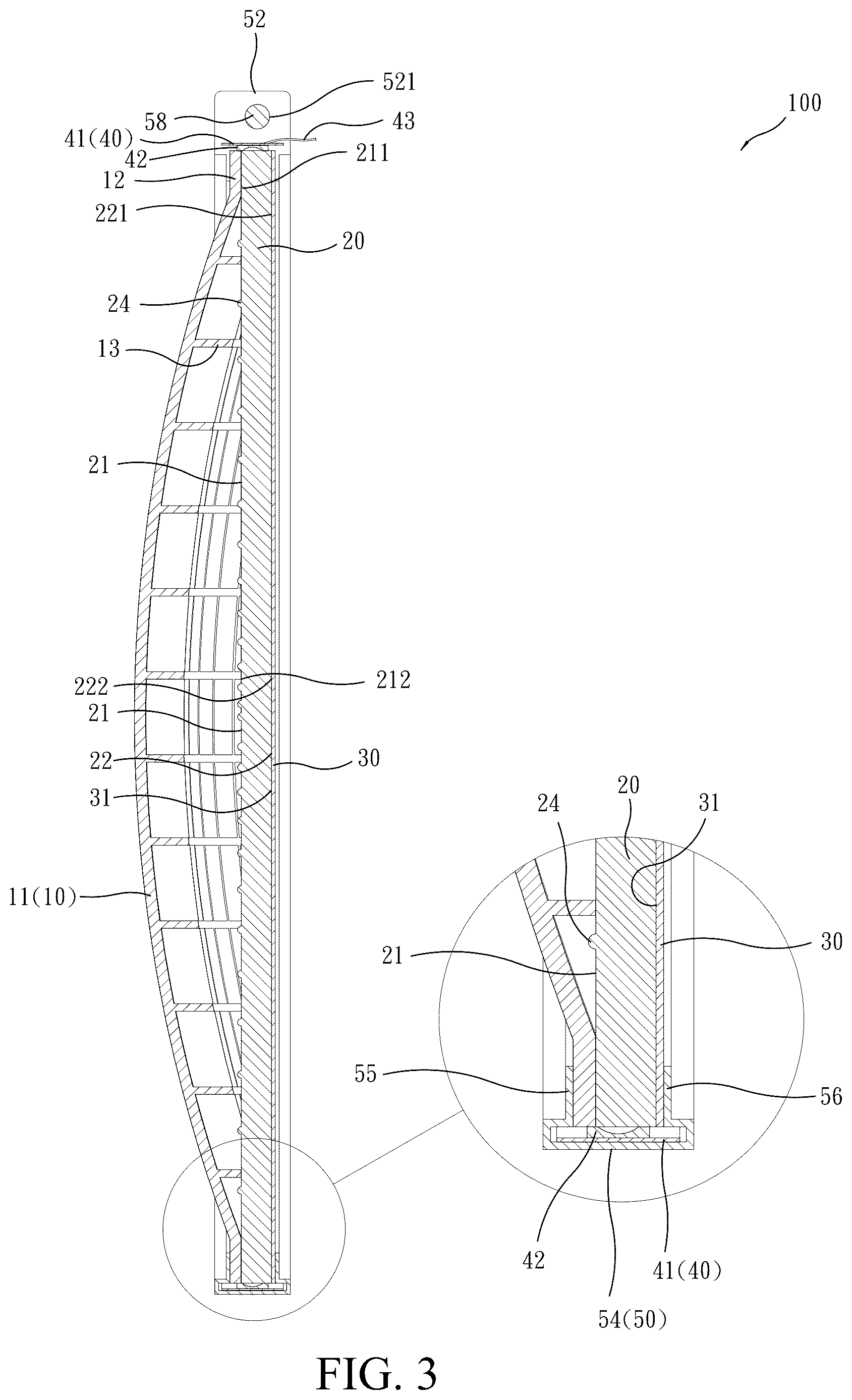 Patent US12613371 Figure 3 – Lamp of traffic light