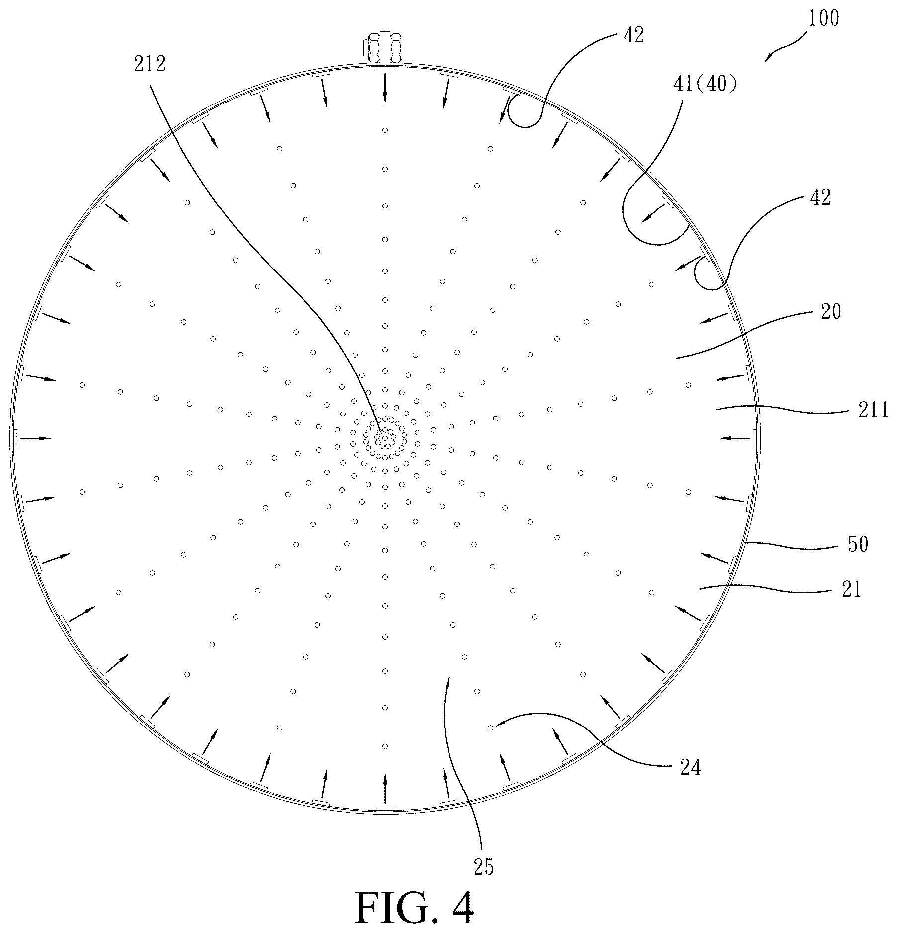 Patent US12613371 Figure 4 – Lamp of traffic light