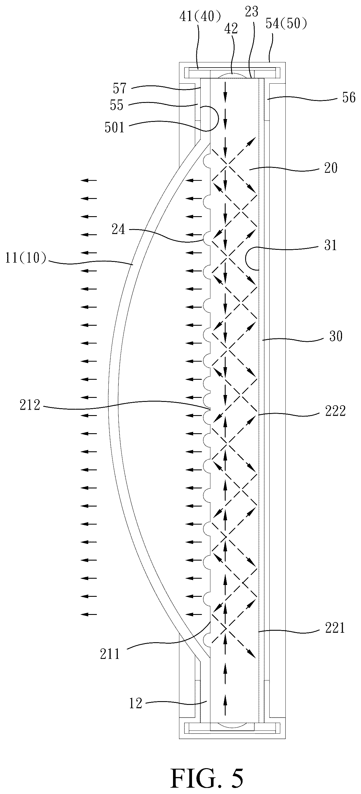 Patent US12613371 Figure 5 – Lamp of traffic light