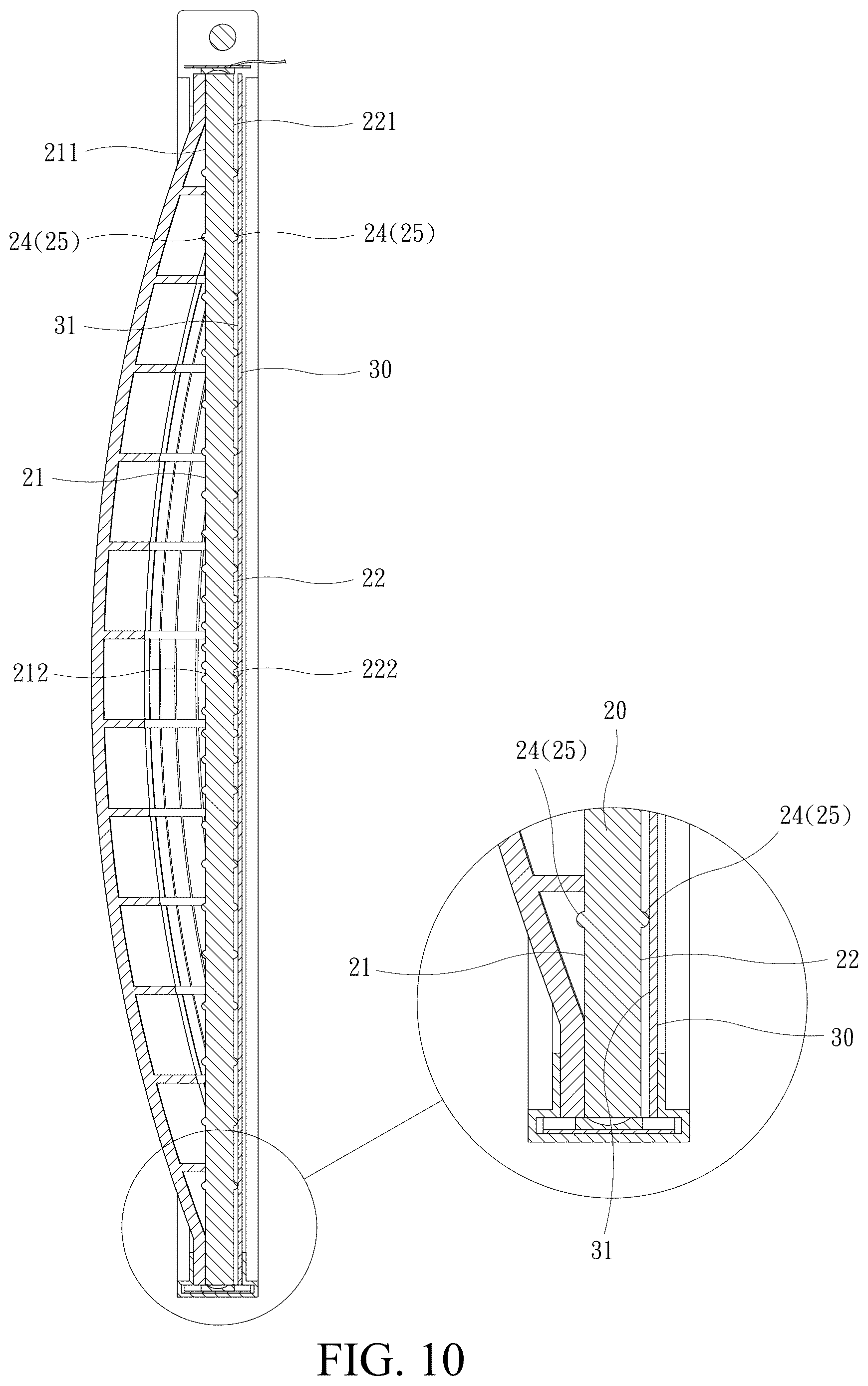 Patent US12613371 Figure 10 – Lamp of traffic light