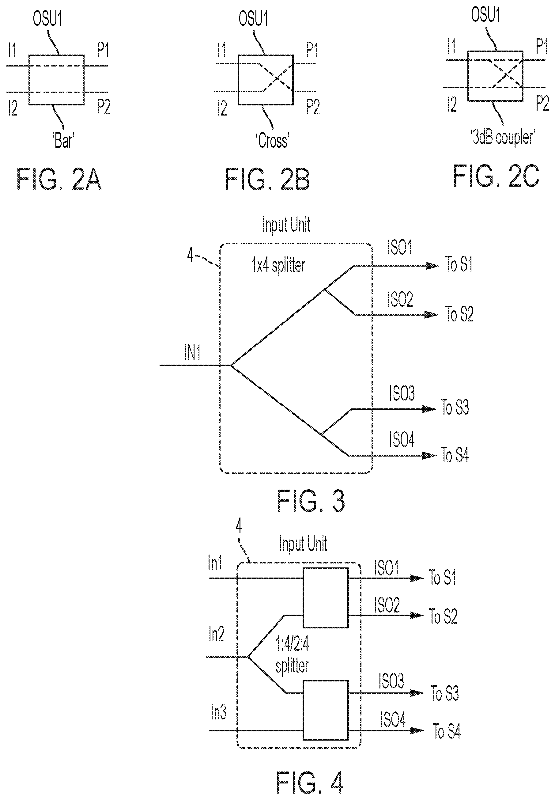 Patent US12613373 Figure 2 – Reconfigurable PIC architecture for both phase and amplitude modulation