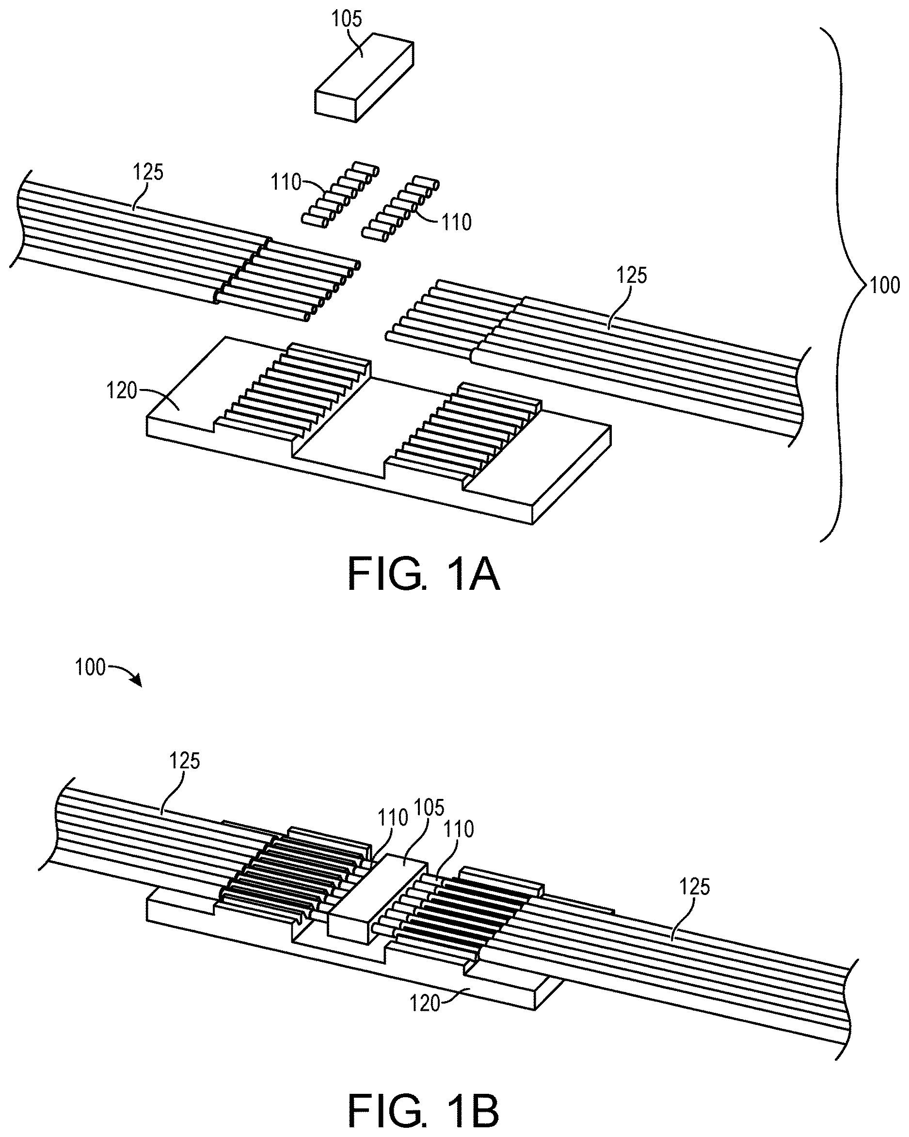 Patent US12613376 Figure 1 – Optical isolators for multi-channel optical interconnects