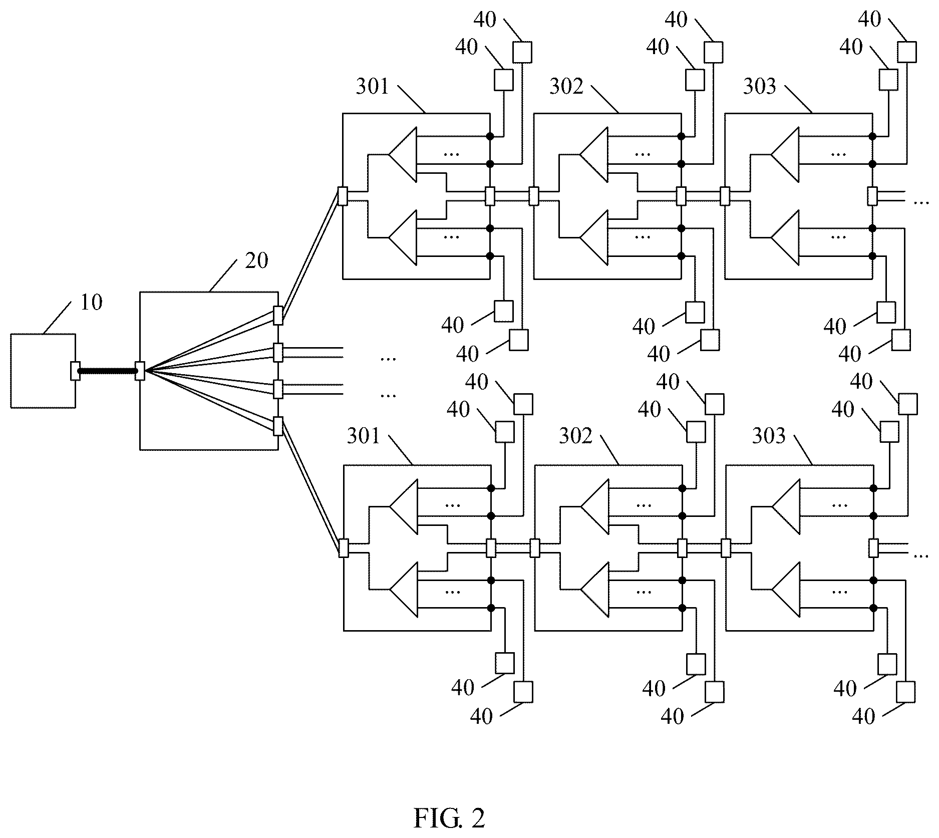 Patent US12613377 Figure 2 – Optical splitting device and optical splitting system
