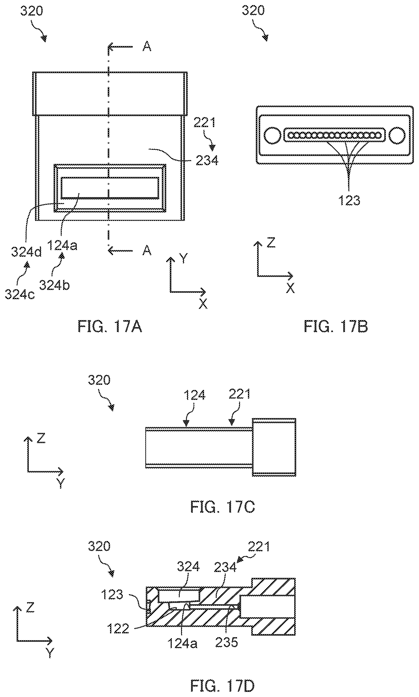 Patent US12613378 Figure 17 – Optical connector, optical connector module, and method for producing optical connector