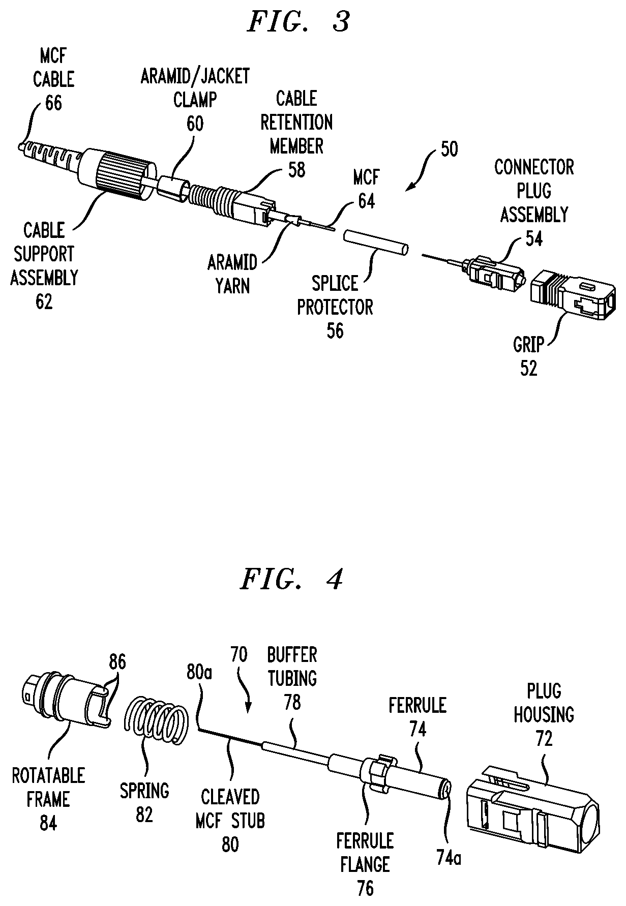 Patent US12613379 Figure 2 – Splice-on optical connectors for multicore fibers