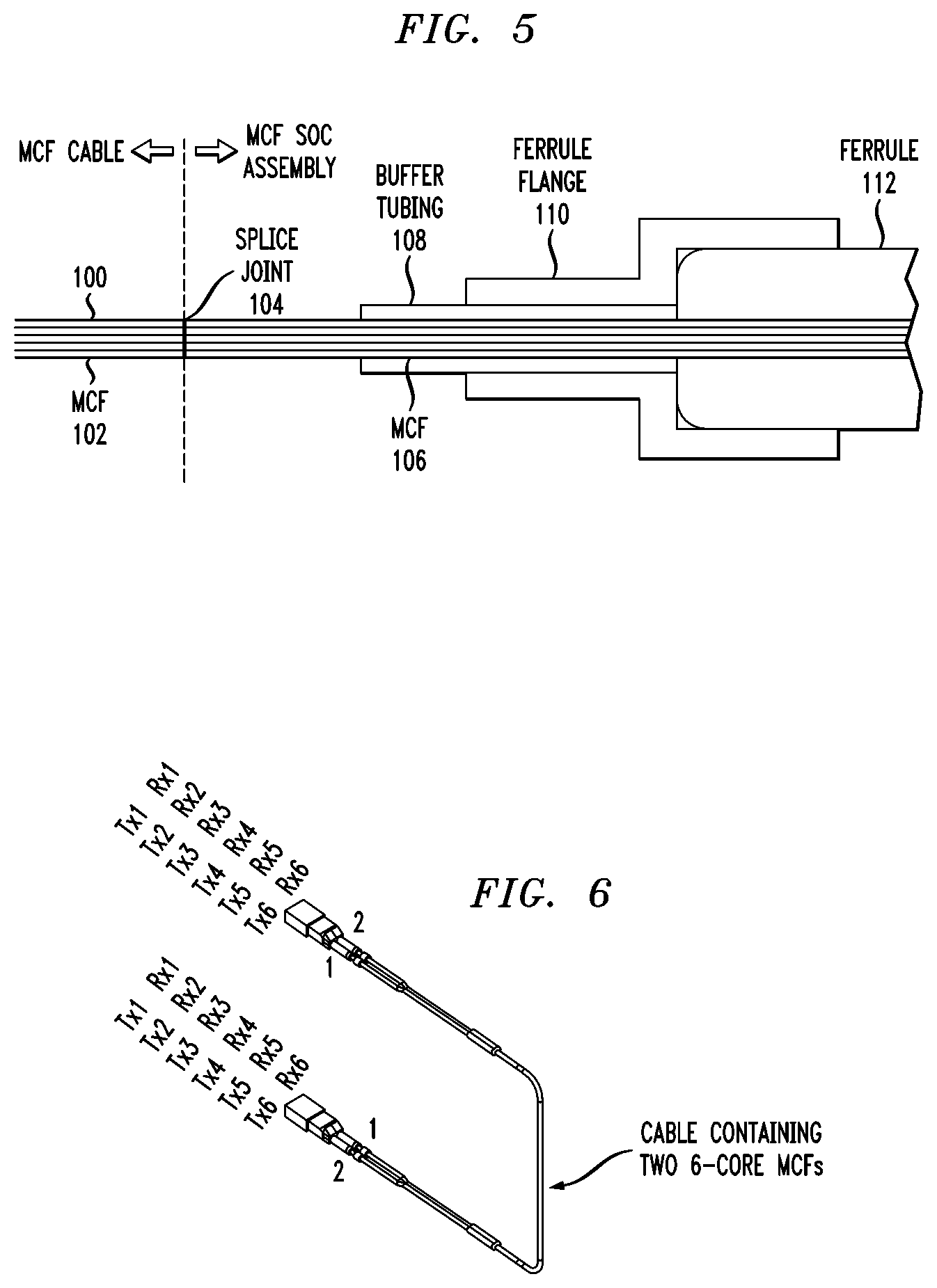 Patent US12613379 Figure 3 – Splice-on optical connectors for multicore fibers