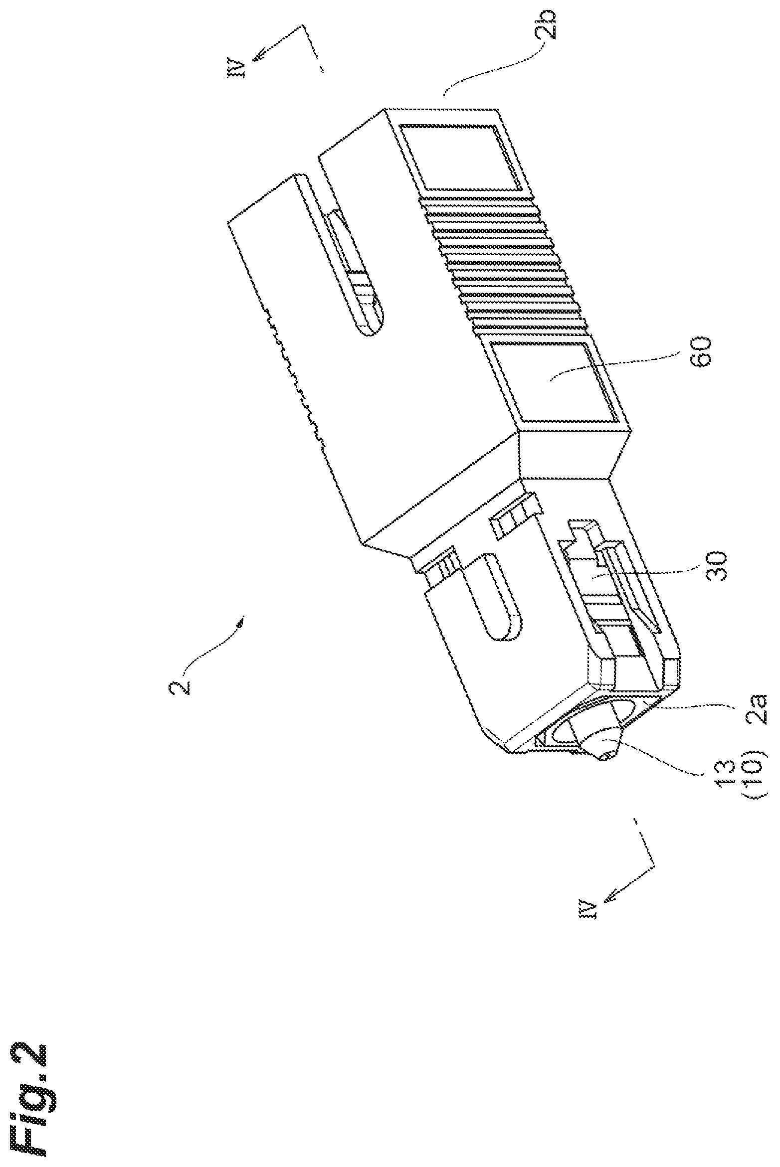 Patent US12613380 Figure 2 – Optical connector