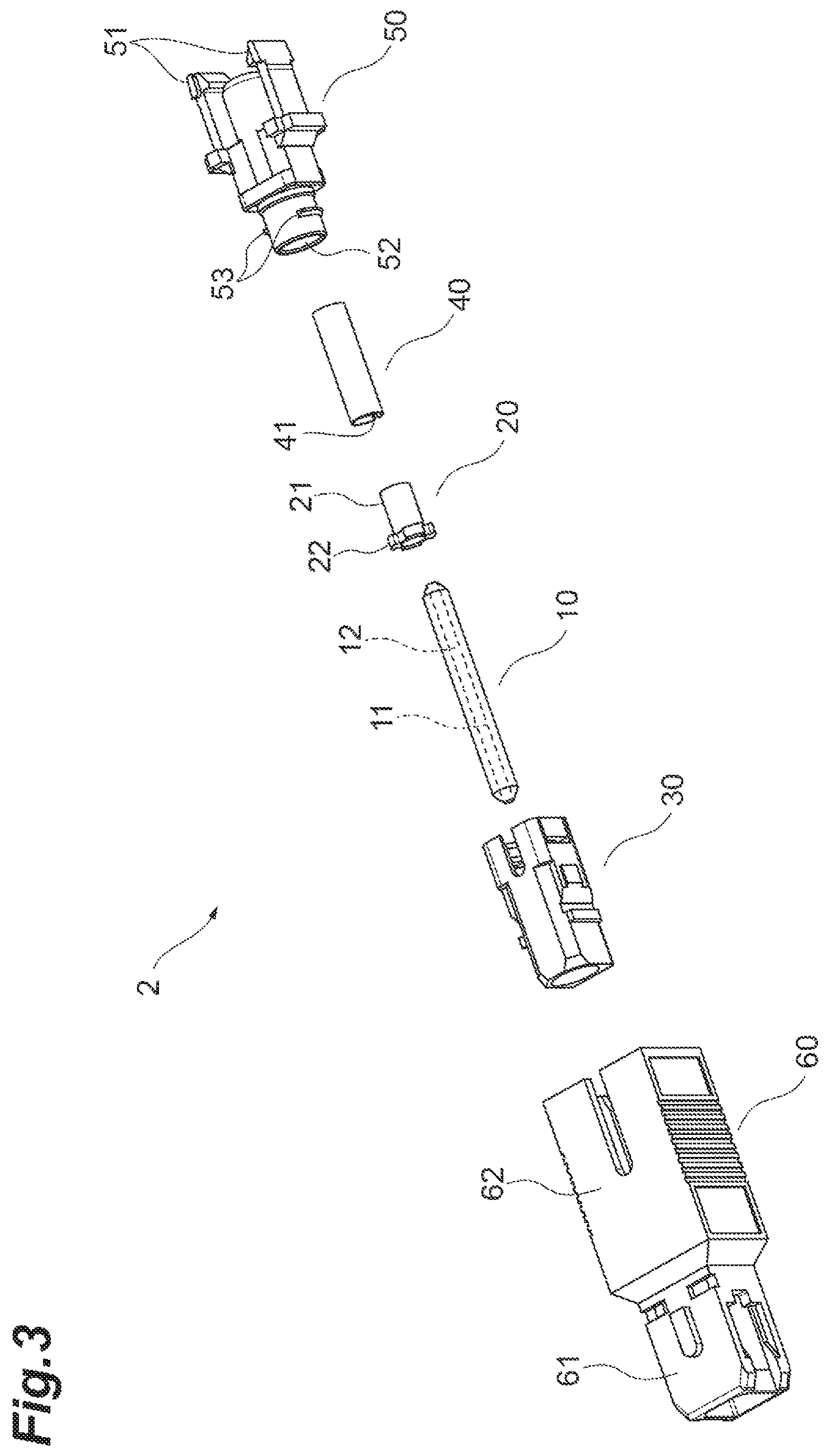 Patent US12613380 Figure 3 – Optical connector