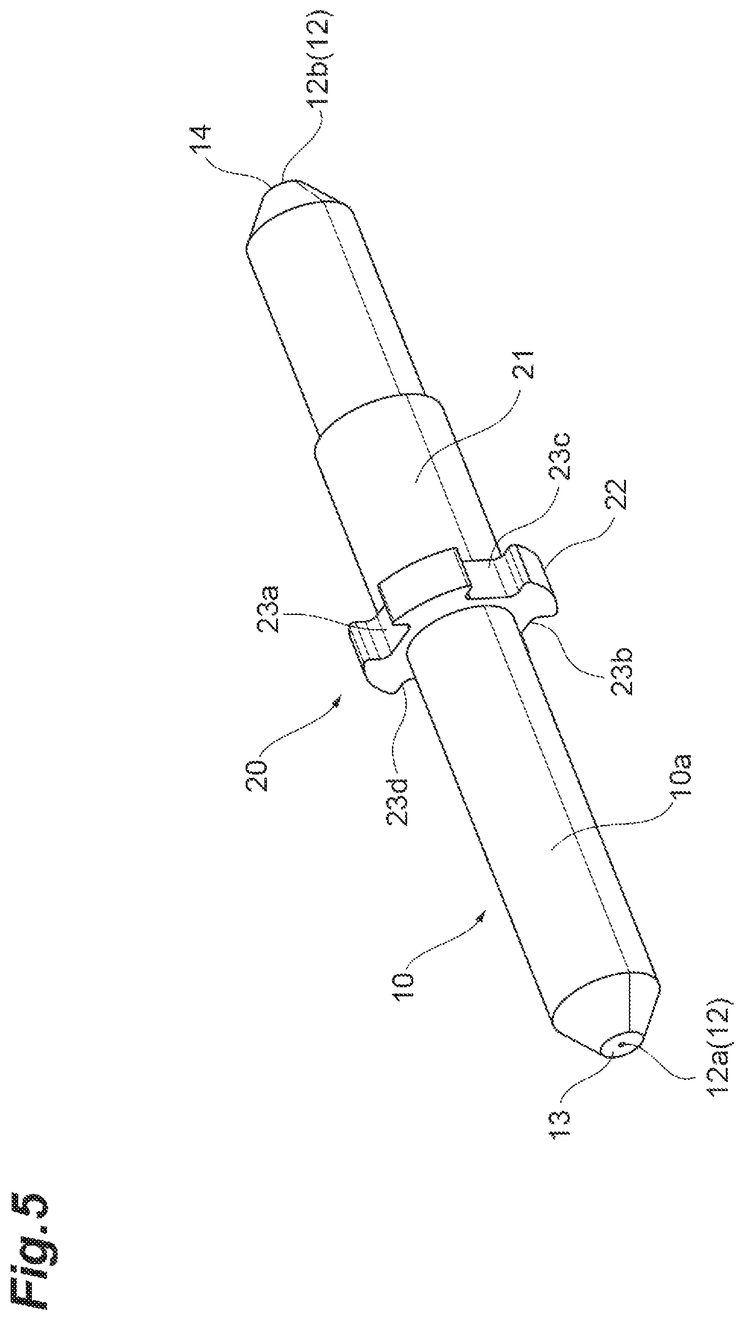Patent US12613380 Figure 5 – Optical connector