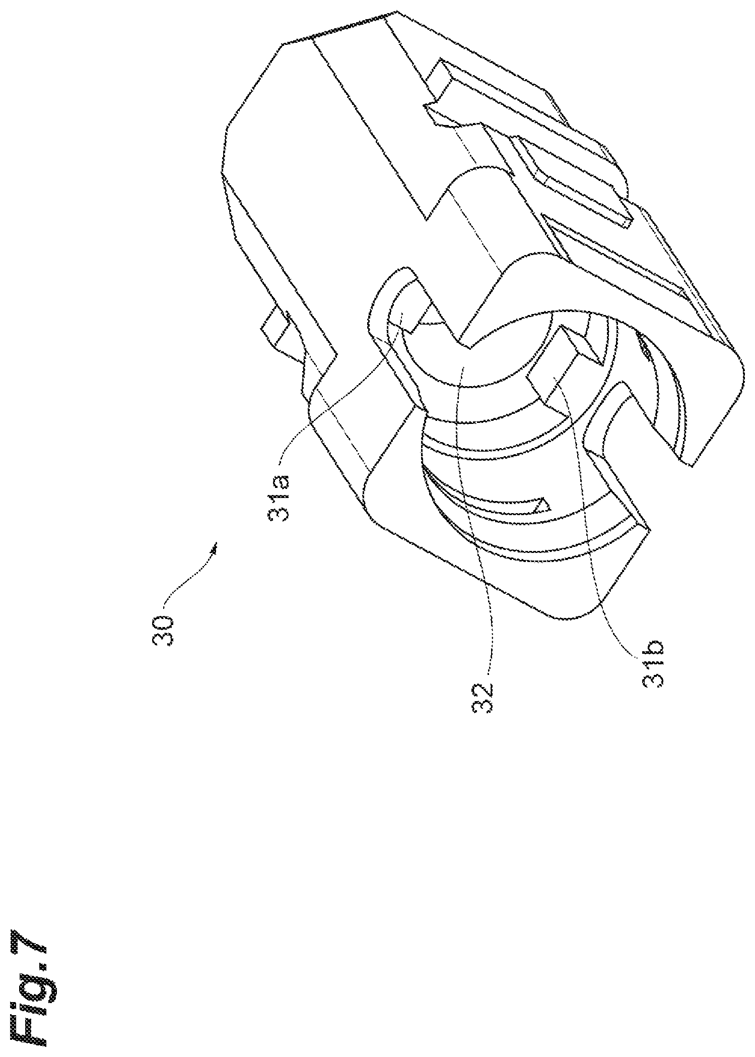 Patent US12613380 Figure 7 – Optical connector