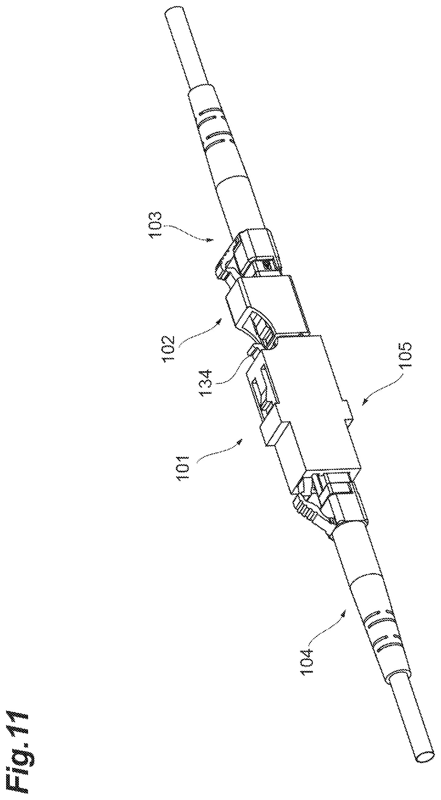 Patent US12613380 Figure 11 – Optical connector
