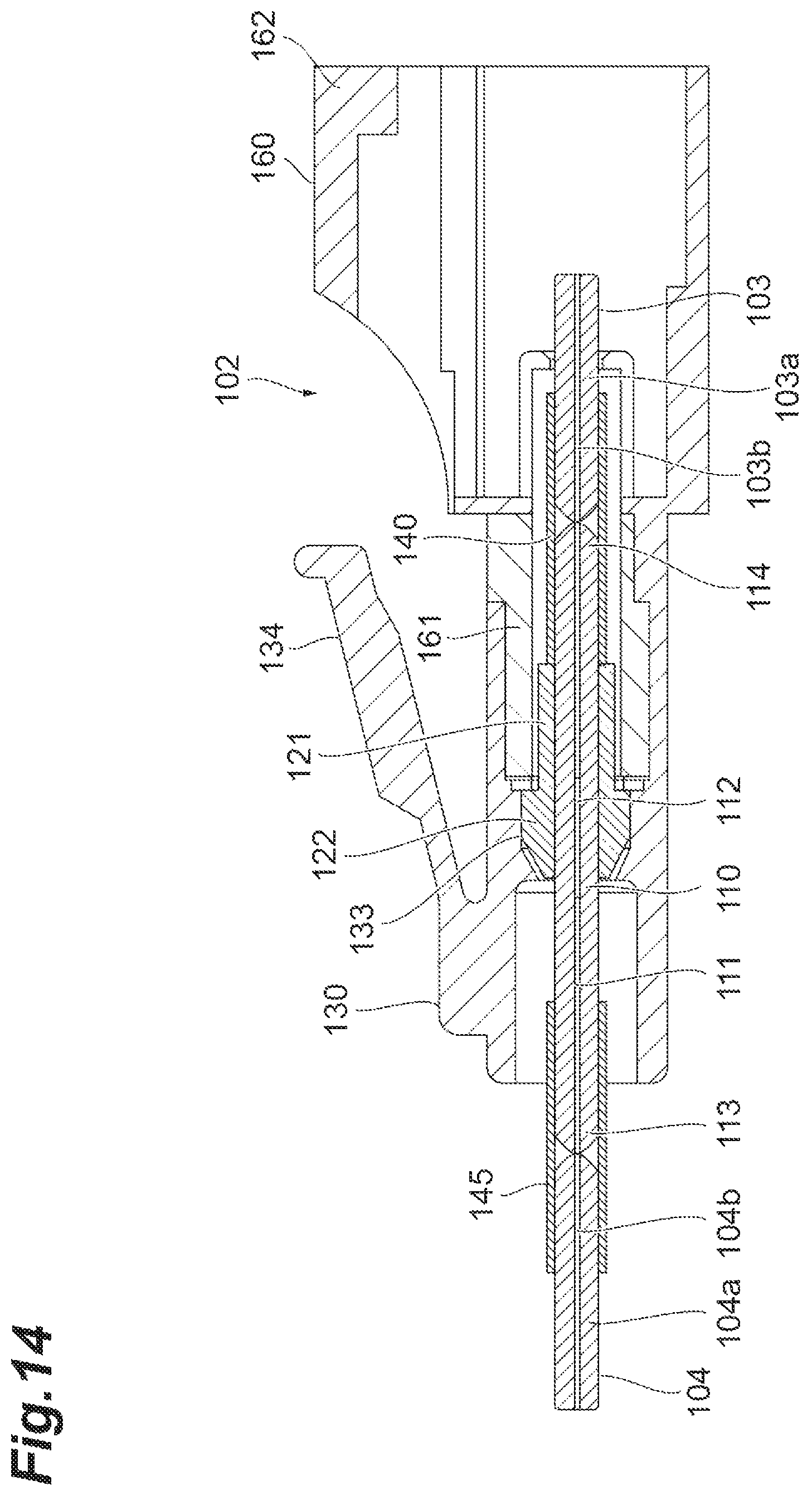Patent US12613380 Figure 14 – Optical connector