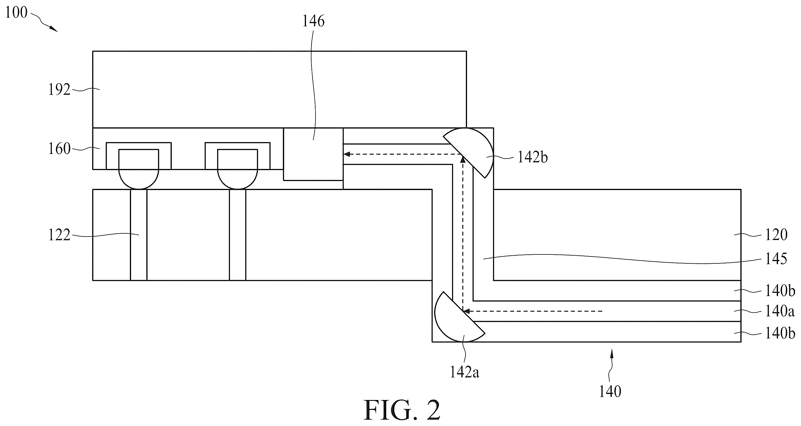 Patent US12613382 Figure 2 – Method of making semiconductor device including optical through via and method of using