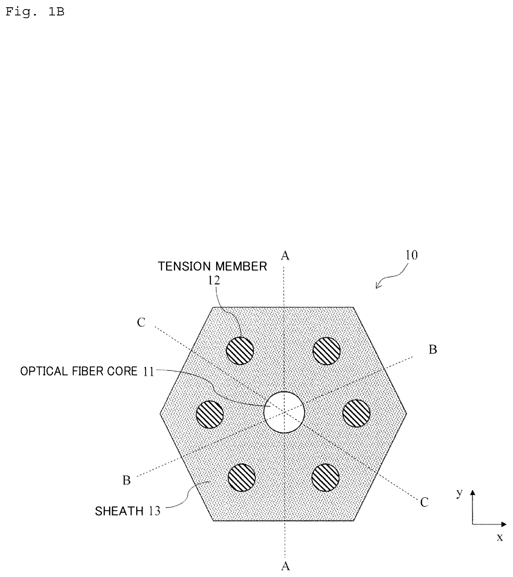 Patent US12613387 Figure 2 – Optical fiber cable