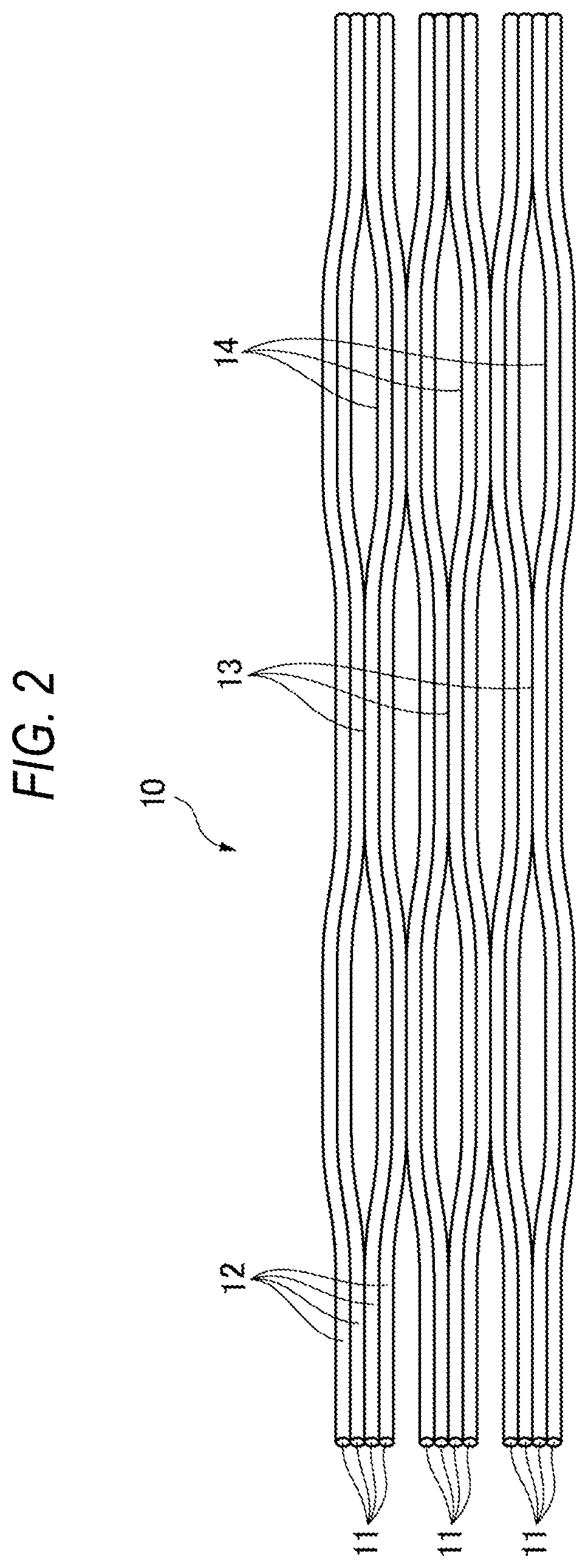 Patent US12613388 Figure 2 – Slot type optical fiber cable