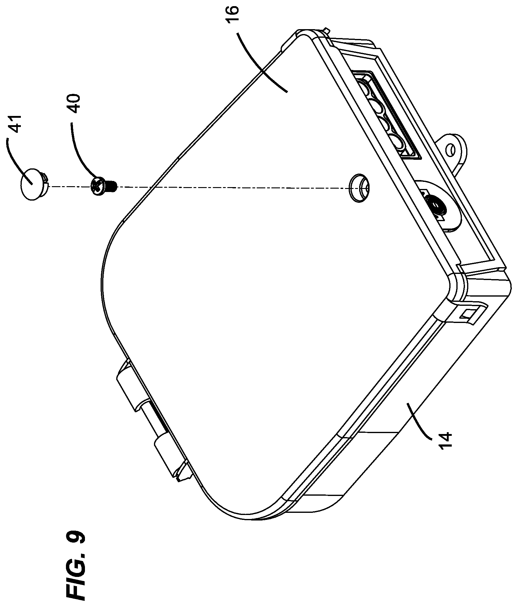 Patent US12613390 Figure 15 – Telecommunications cable termination box