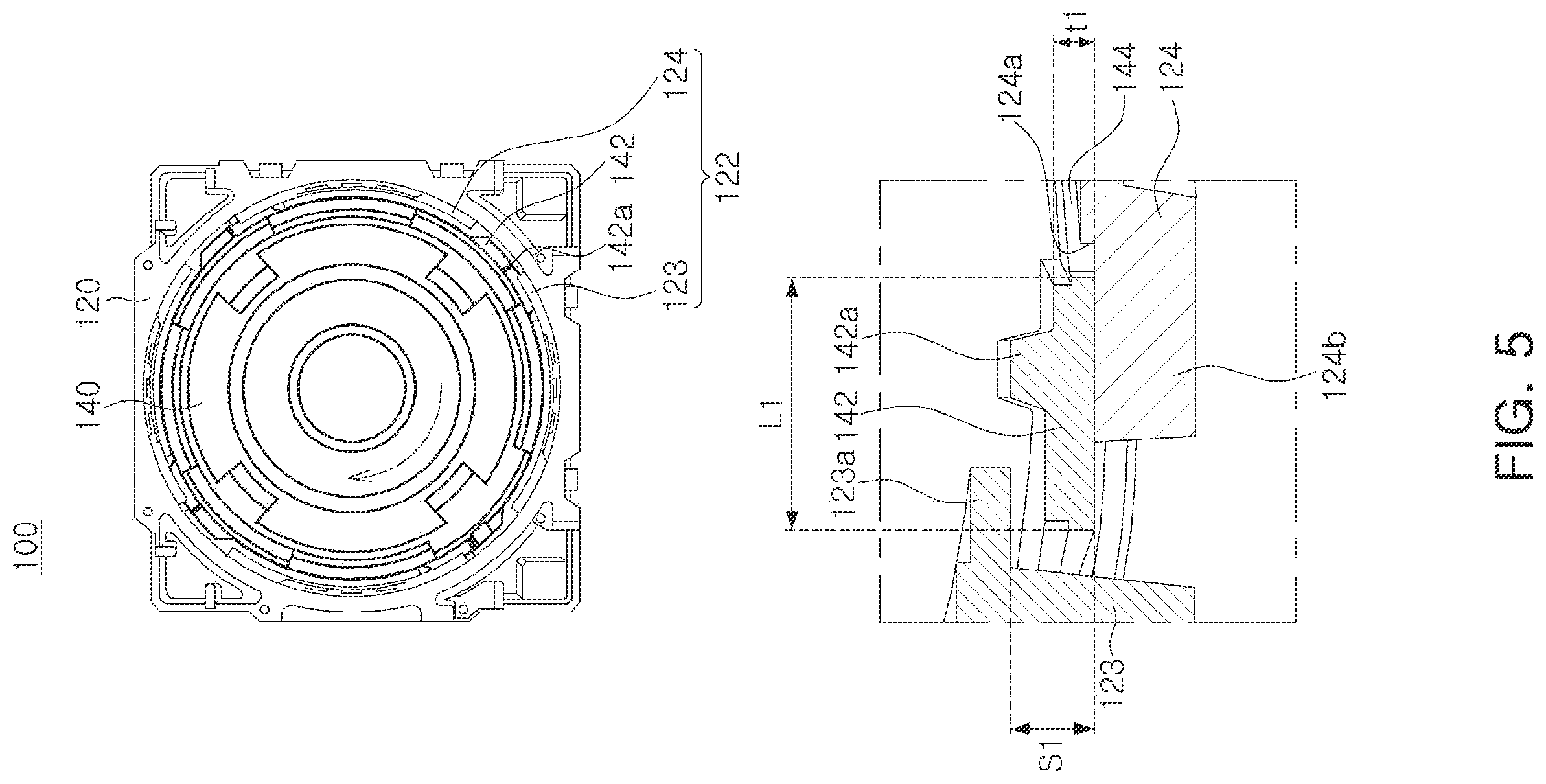 Patent US12613392 Figure 5 – Lens module
